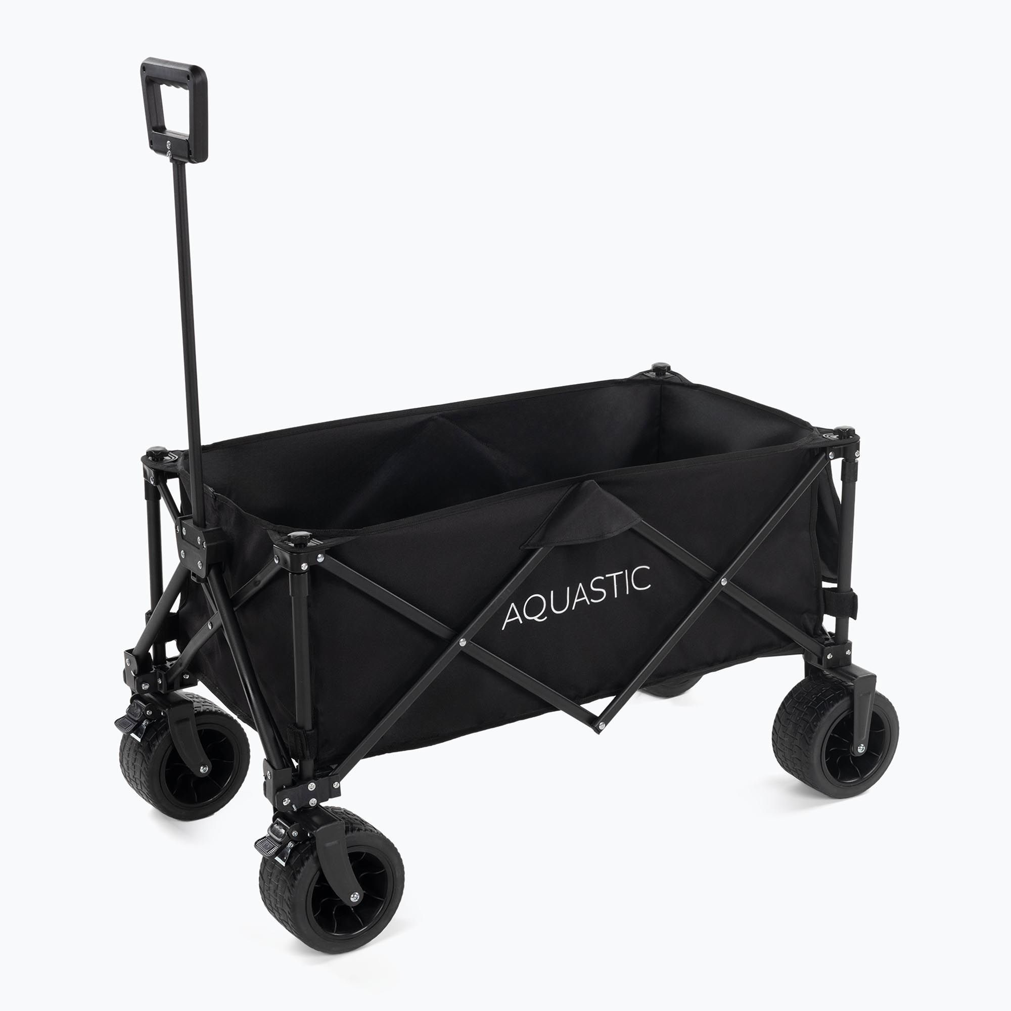 Wózek transportowy składany AQUASTIC Caro czarny 