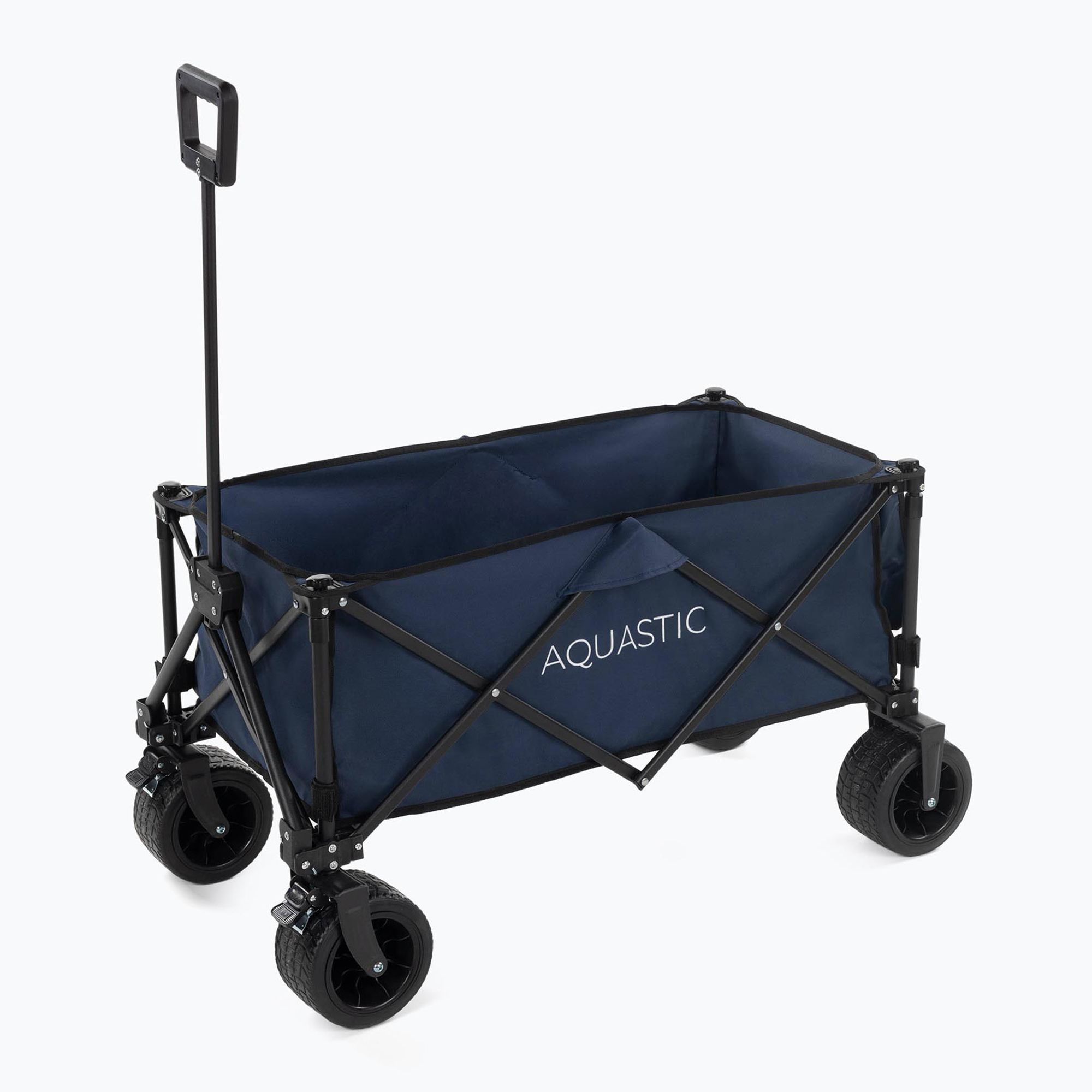 Wózek transportowy składany AQUASTIC Caro granatowy 