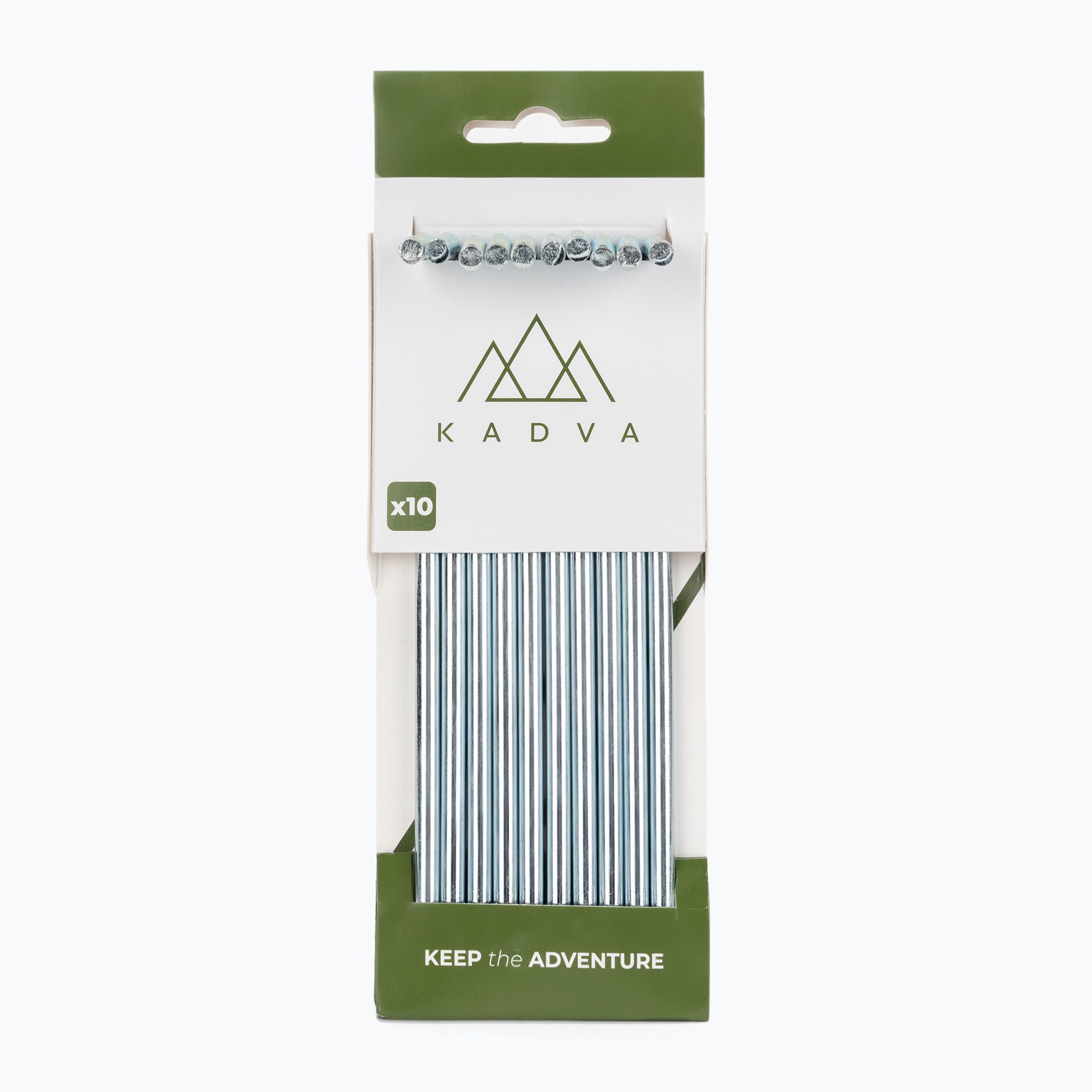 Szpilki do namiotu KADVA Herring 10 szt. srebrny 