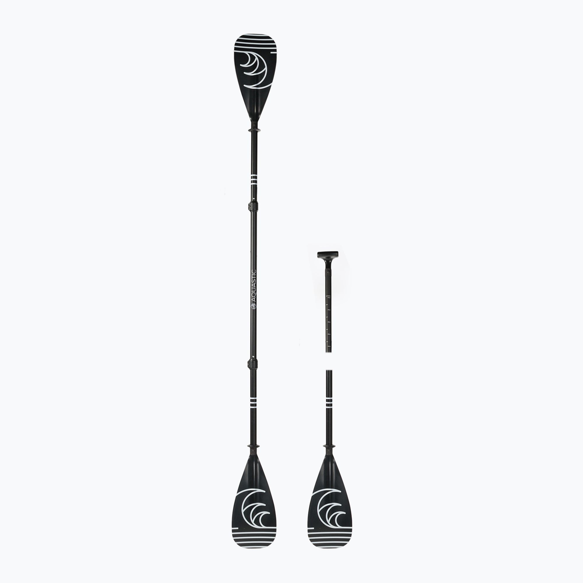 Wiosło SUP/Kayak 3-częściowe AQUASTIC AQS-SPD004 czarne 