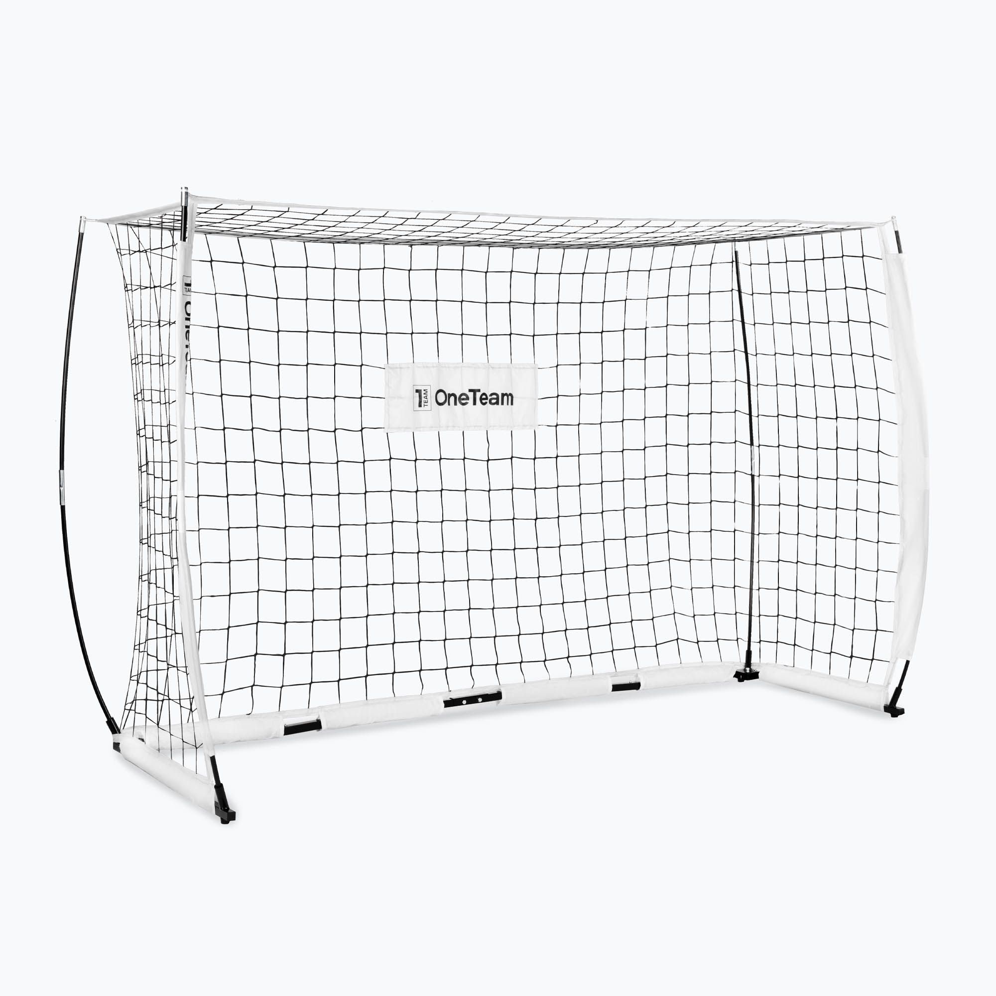 Bramka do piłki nożnej OneTeam Flex Square OT-B4W003 240 x 150 cm biały 
