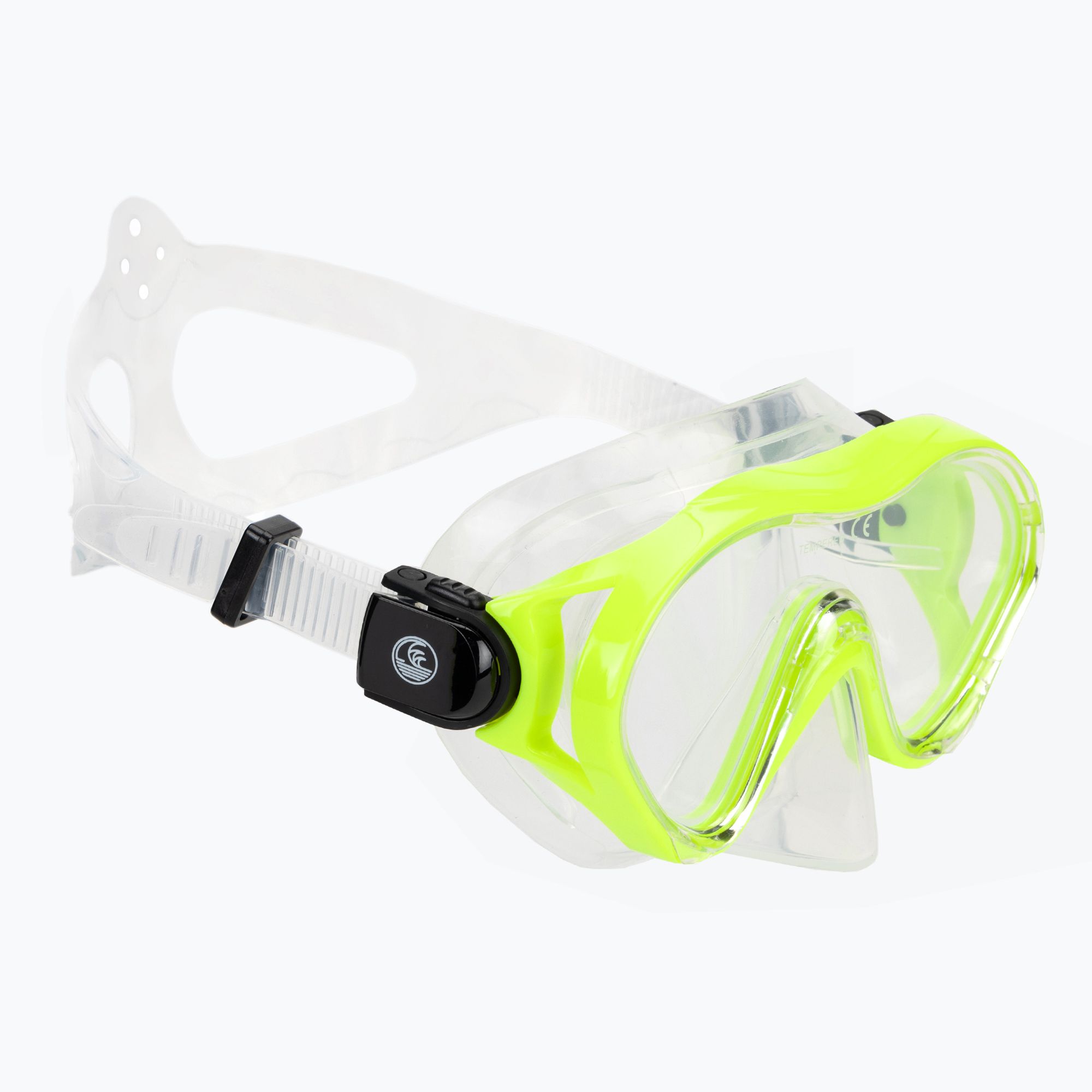 Maska do snorkelingu dziecięca AQUASTIC Minke zielony 