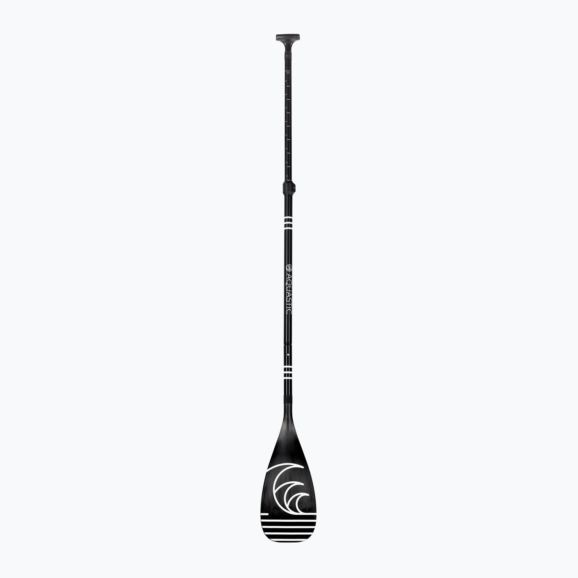 Wiosło SUP 3-częściowe AQUASTIC AQS-SPD001 140-180 cm czarne 