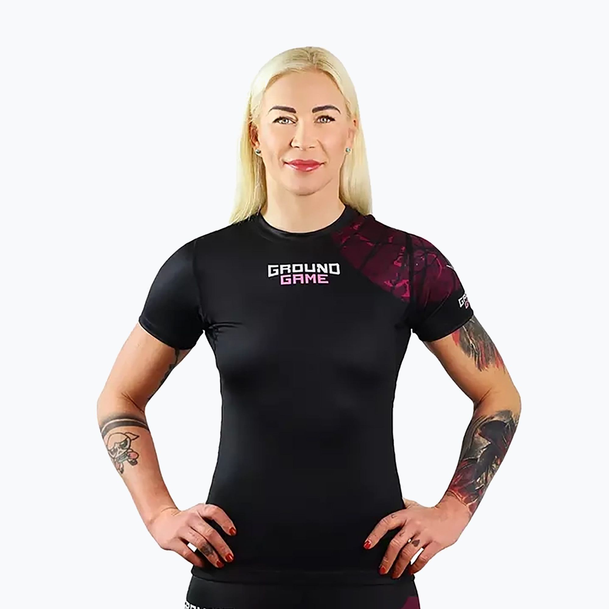 Rashguard damski Ground Game Tsuru Warrior multicolor 