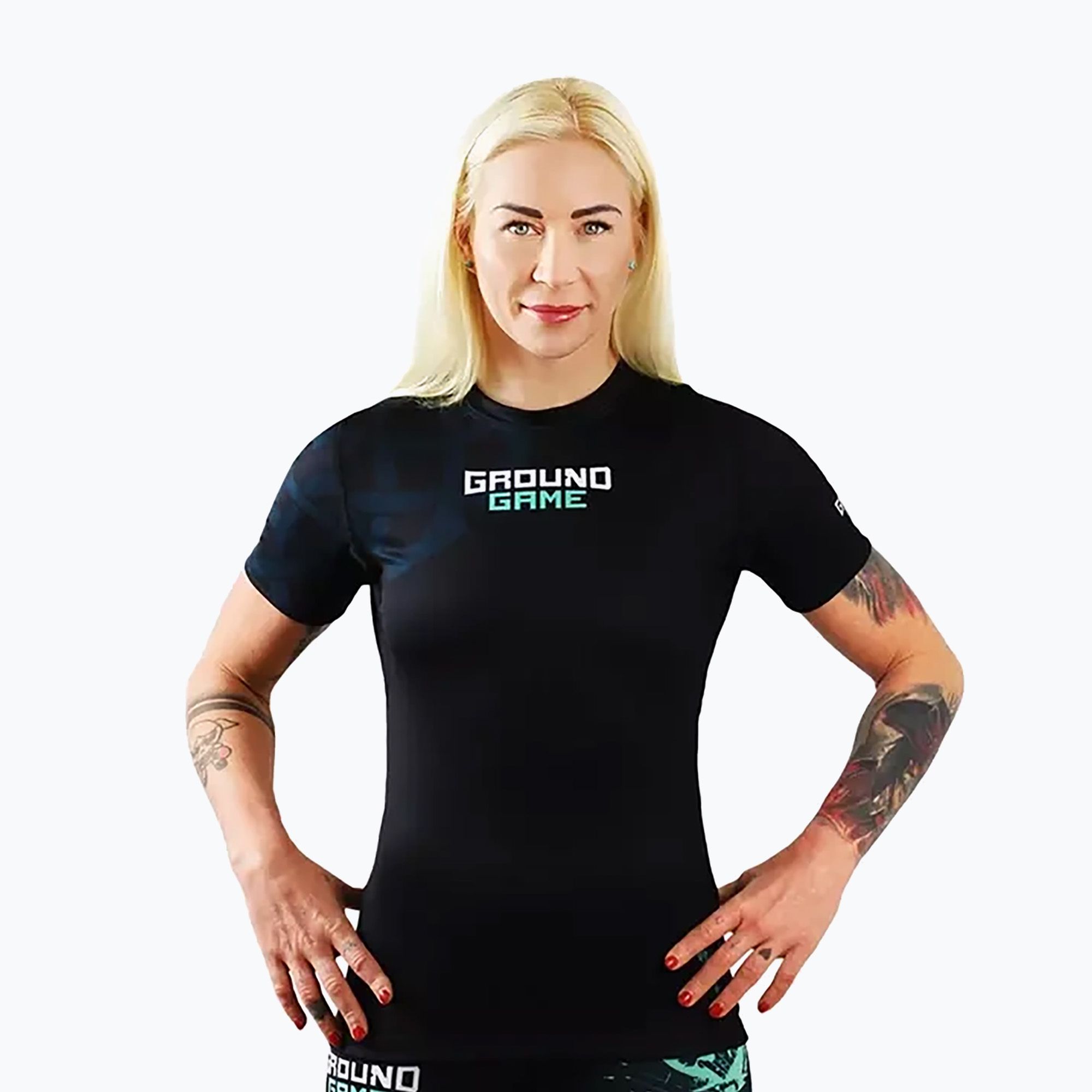 Rashguard damski Ground Game Valkyria multicolor 