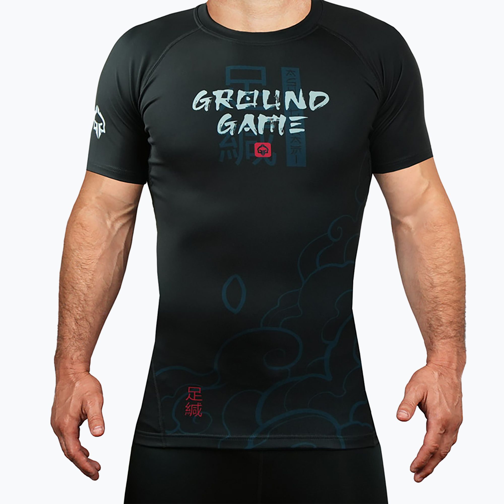 Rashguard męski Ground Game Ashi Garami multicolor 