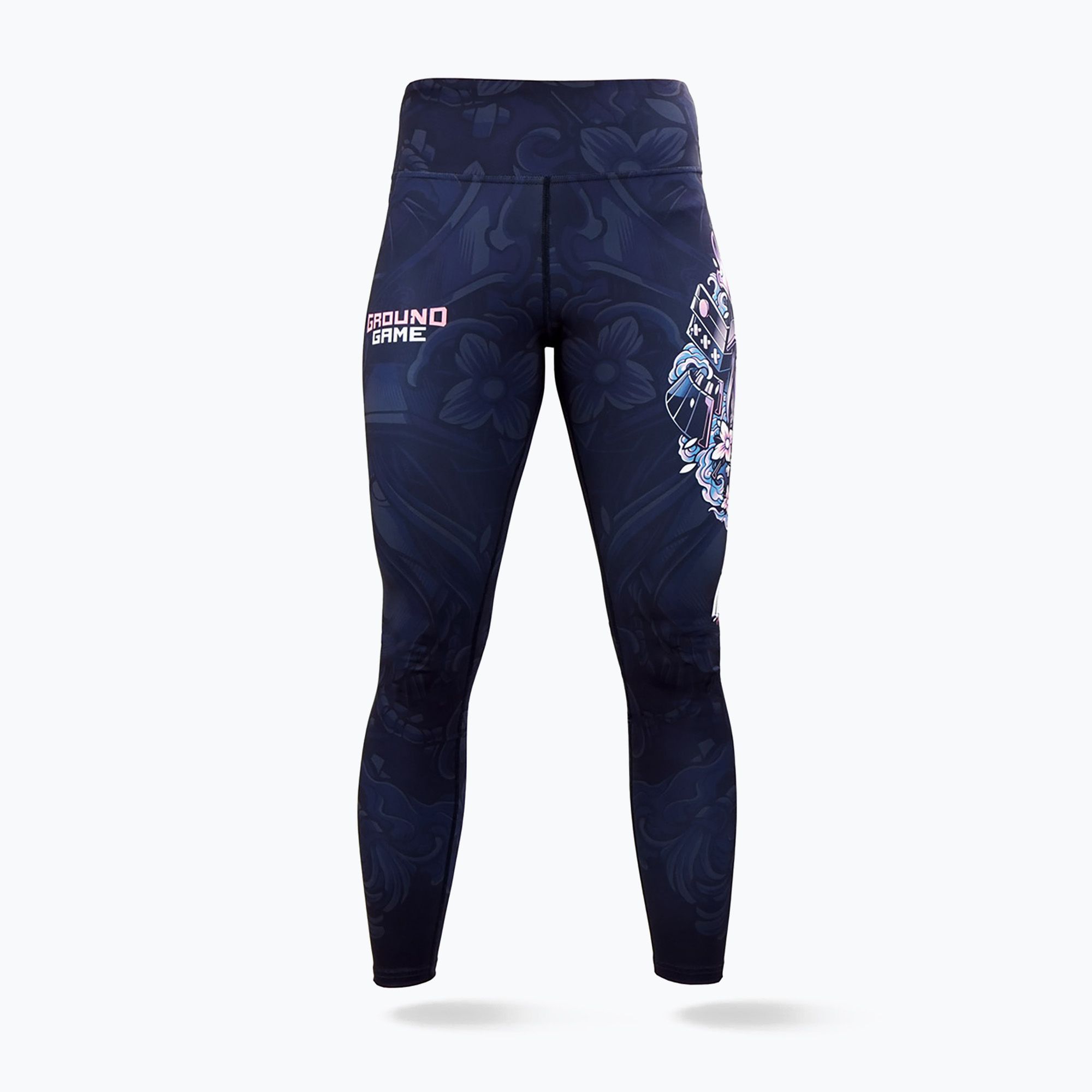 Legginsy treningowe damskie Ground Game Asami multicolor 