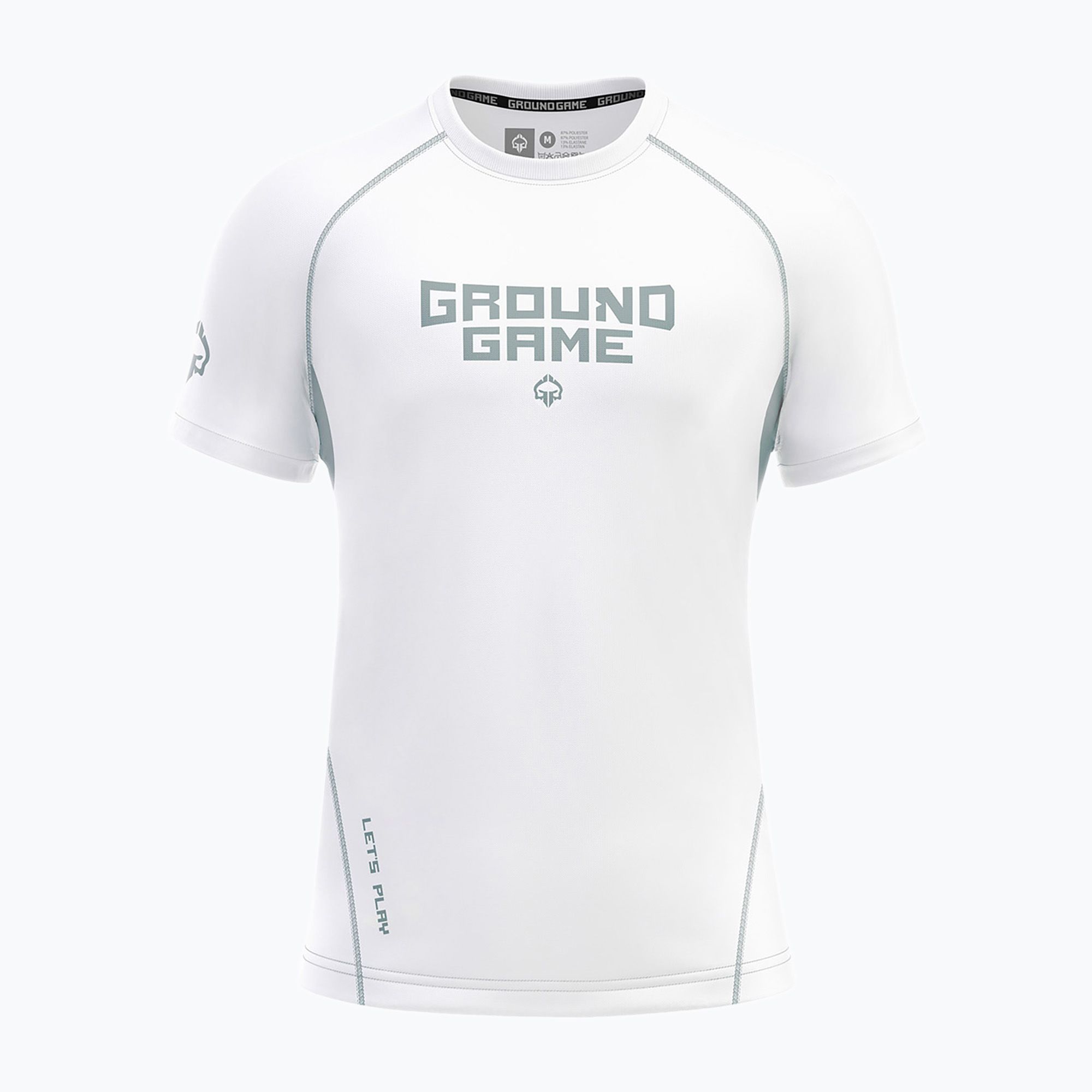 Rashguard Ground Game Athletic Platinum biały 