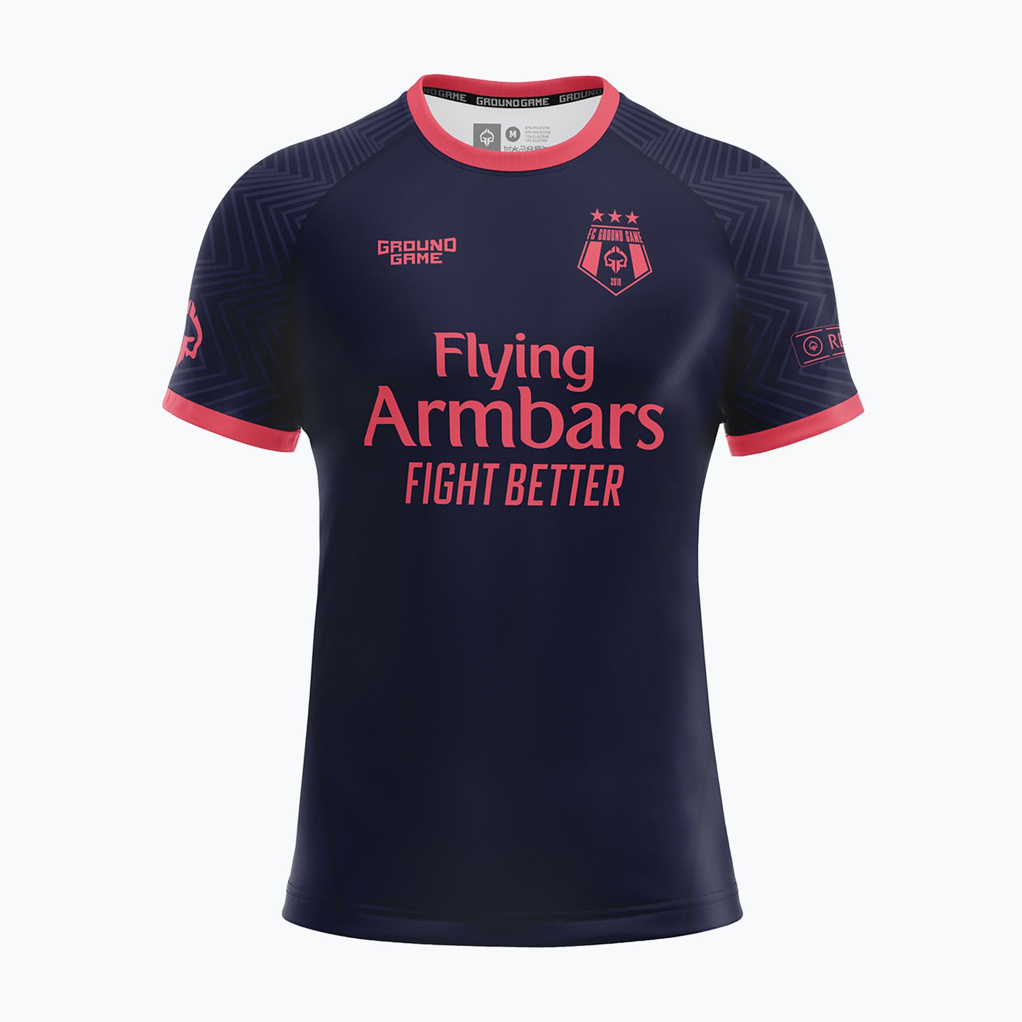 Rashguard Ground Game FC Armbar granatowy 