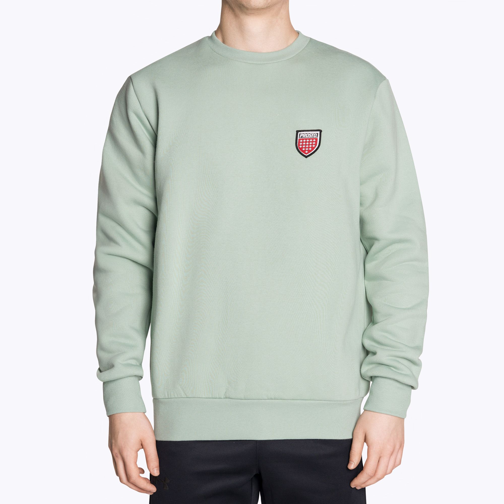 Bluza męska PROSTO Crewneck Bazy green 