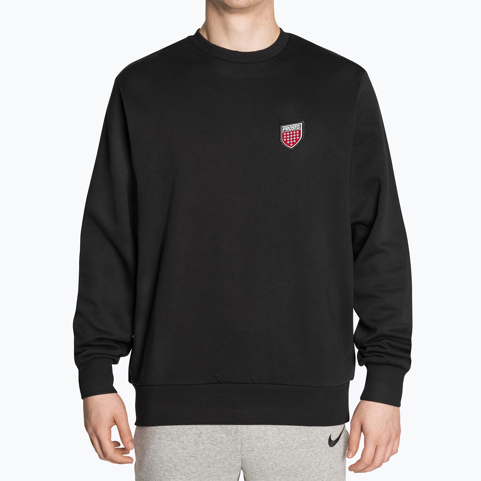 Bluza męska PROSTO Crewneck Bazy black 
