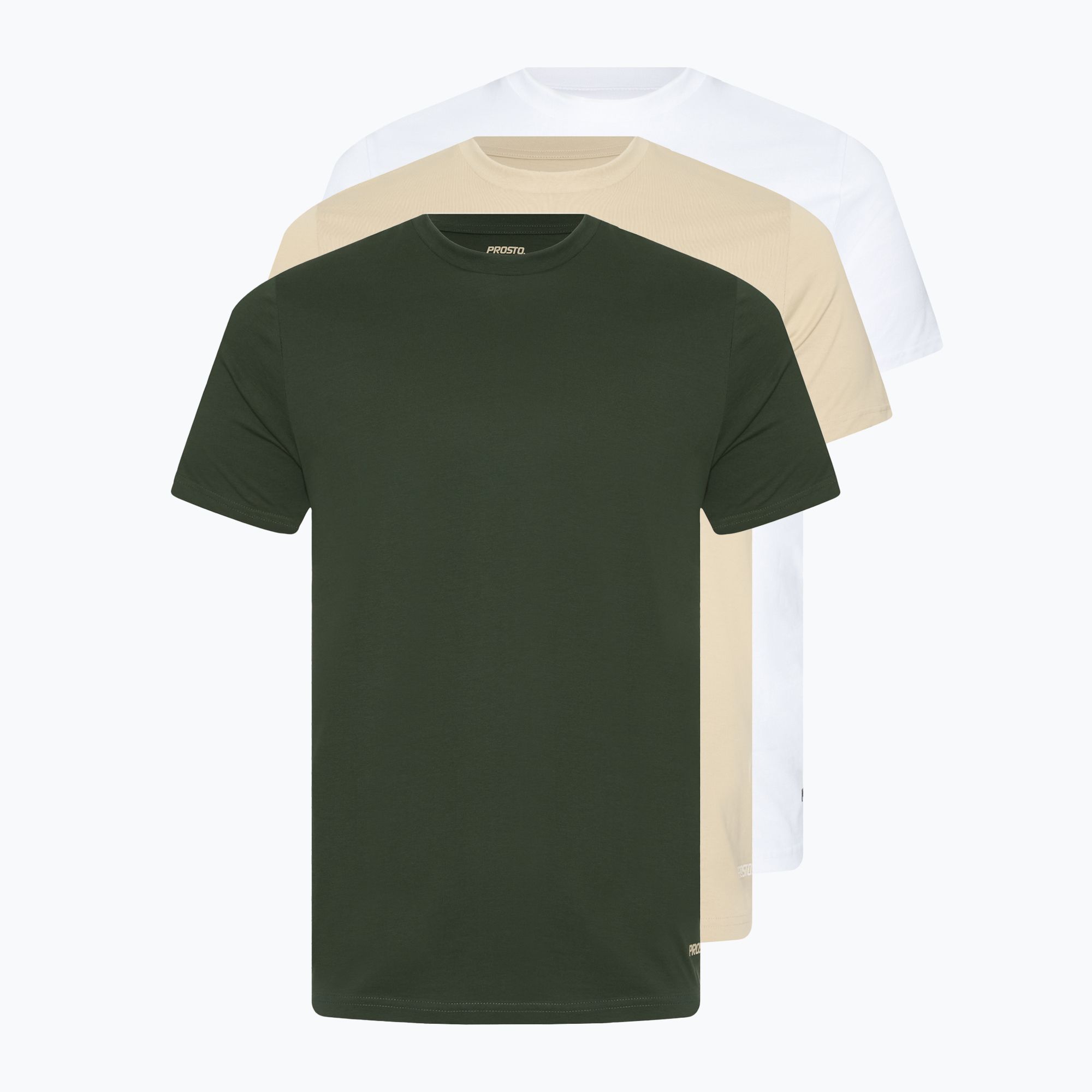 Koszulka męska PROSTO Basic 3Pack multicolor 
