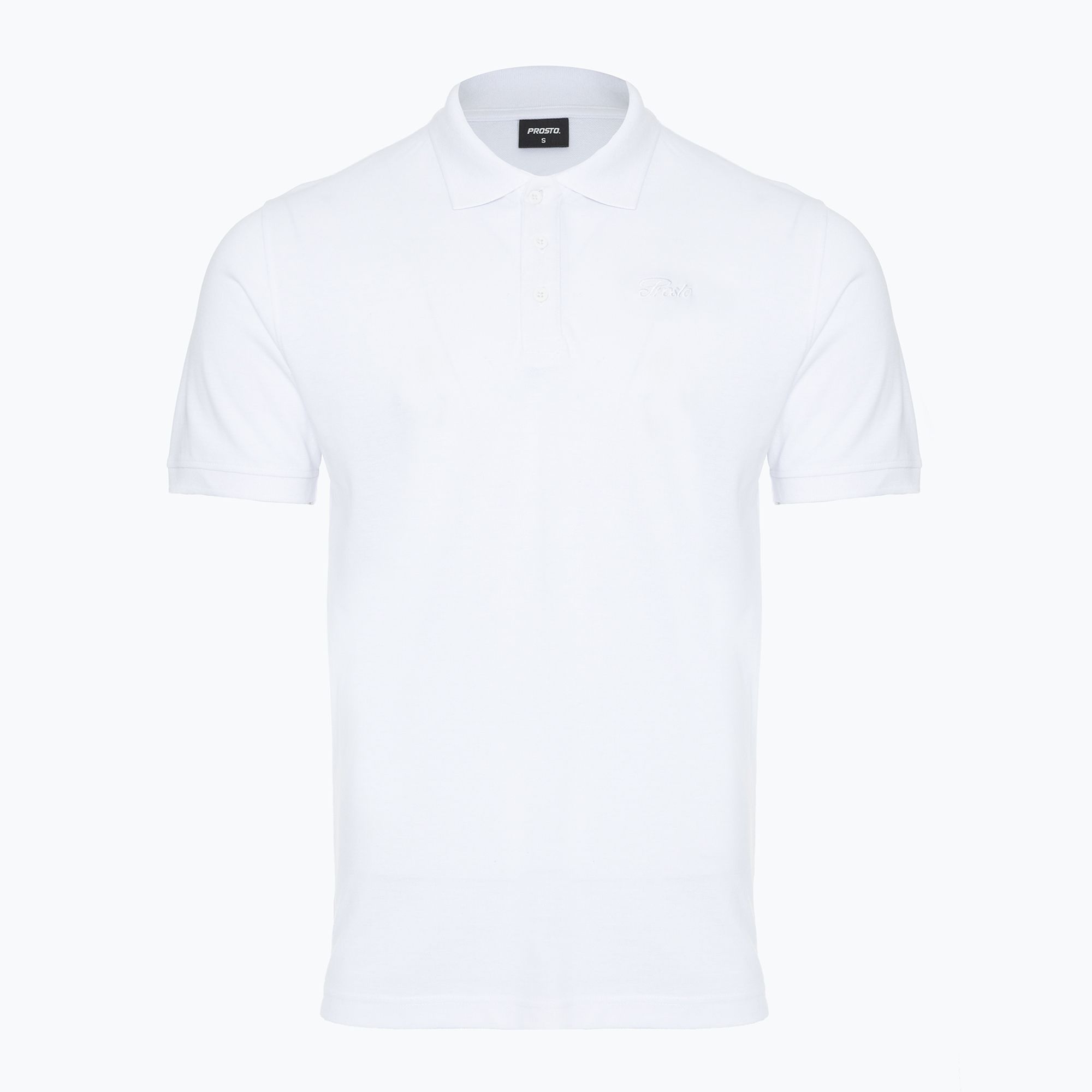 Koszulka polo męska PROSTO Polo Lior white 