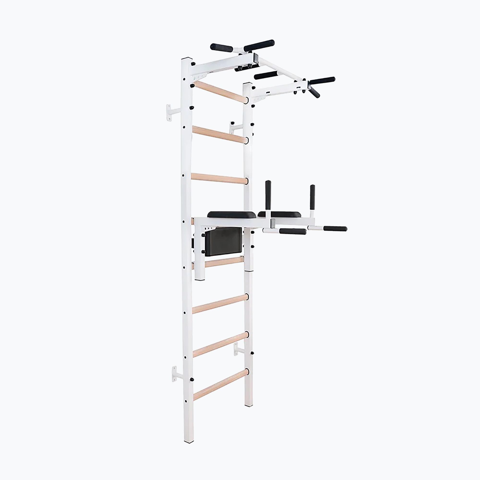 Drabinka gimnastyczna BenchK 222W white matte/oak 