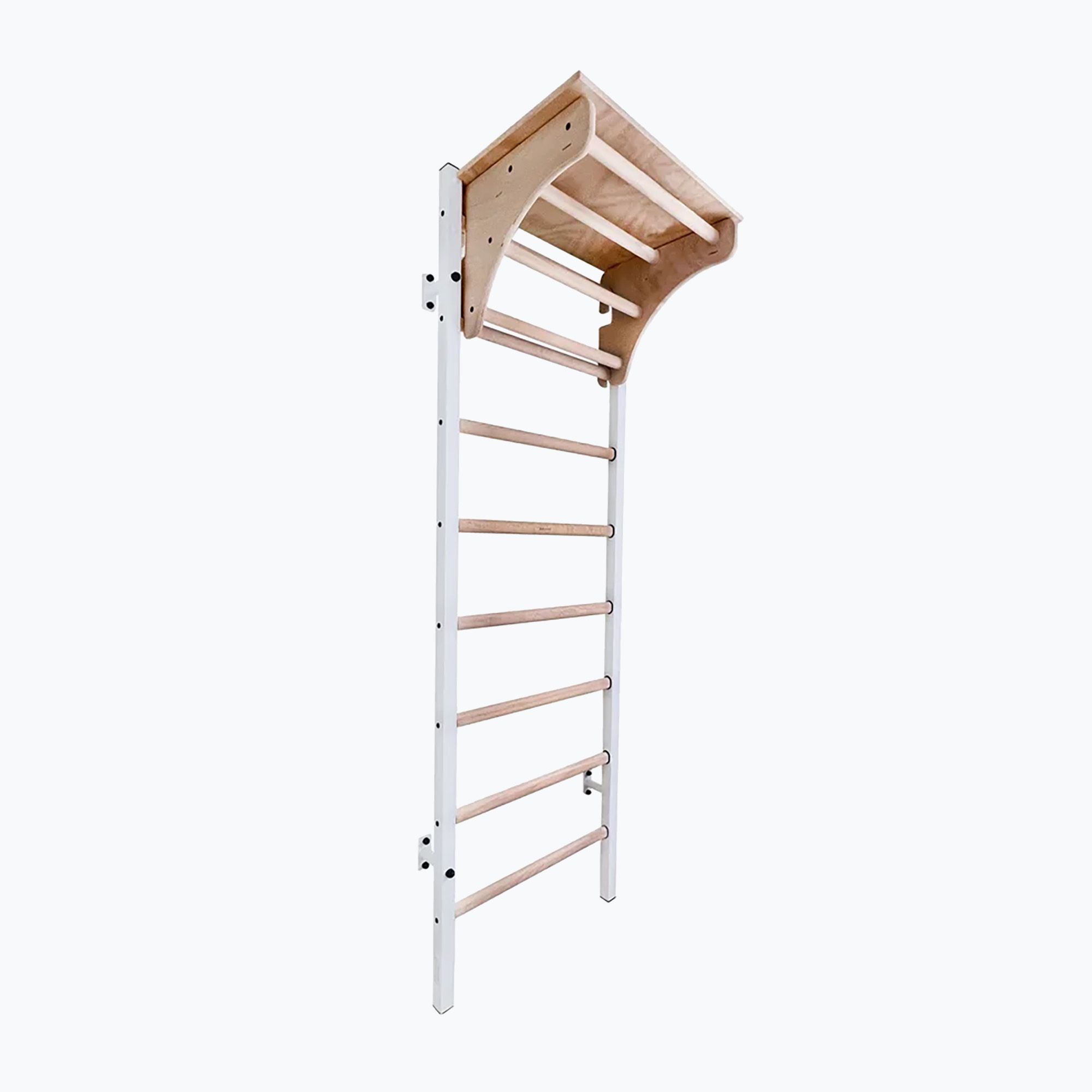 Drabinka gimnastyczna BenchK 212W white matte/oak 