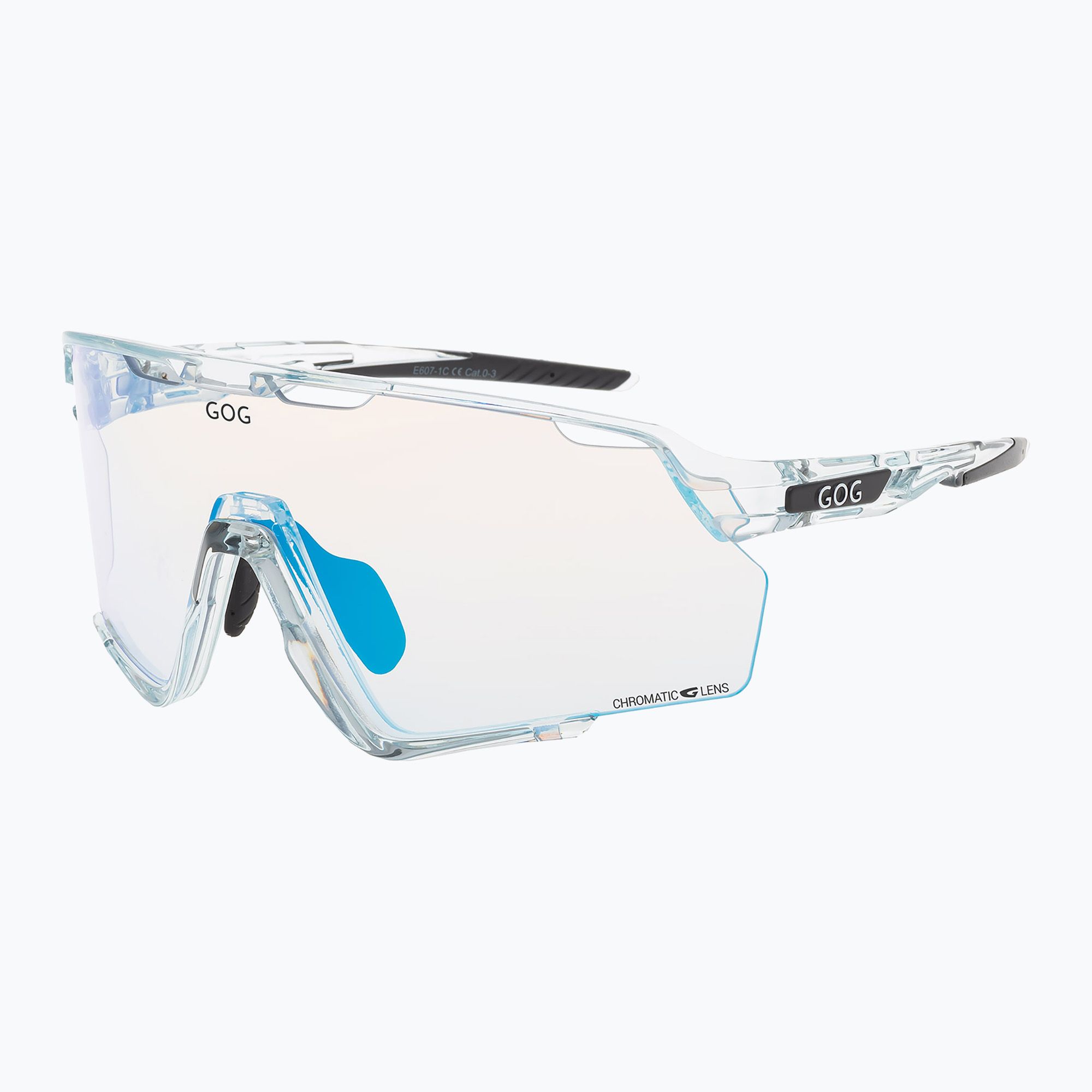 Prometheus Blue Okulary przeciwsłoneczne GOG Prometheus photochromic blue/black reflex ...