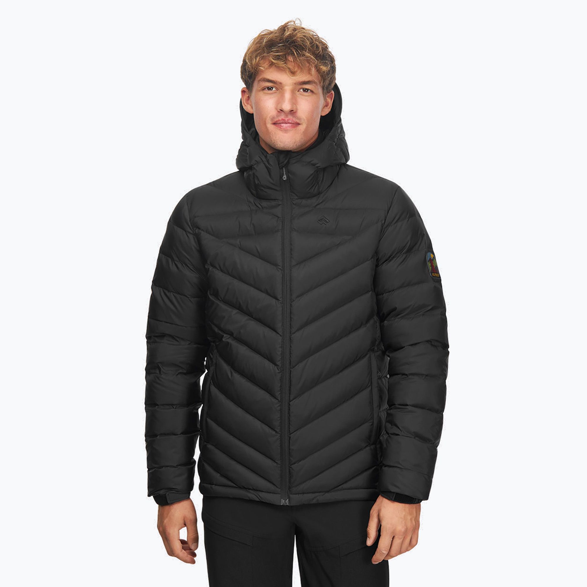 Kurtka puchowa męska Alpinus Monviso black 