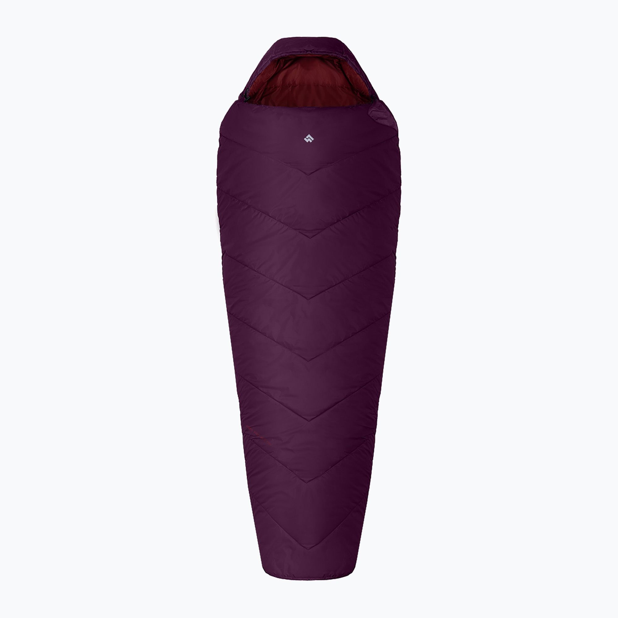 Śpiwór Alpinus Fiber Pro 1100 lewy burgundowy 