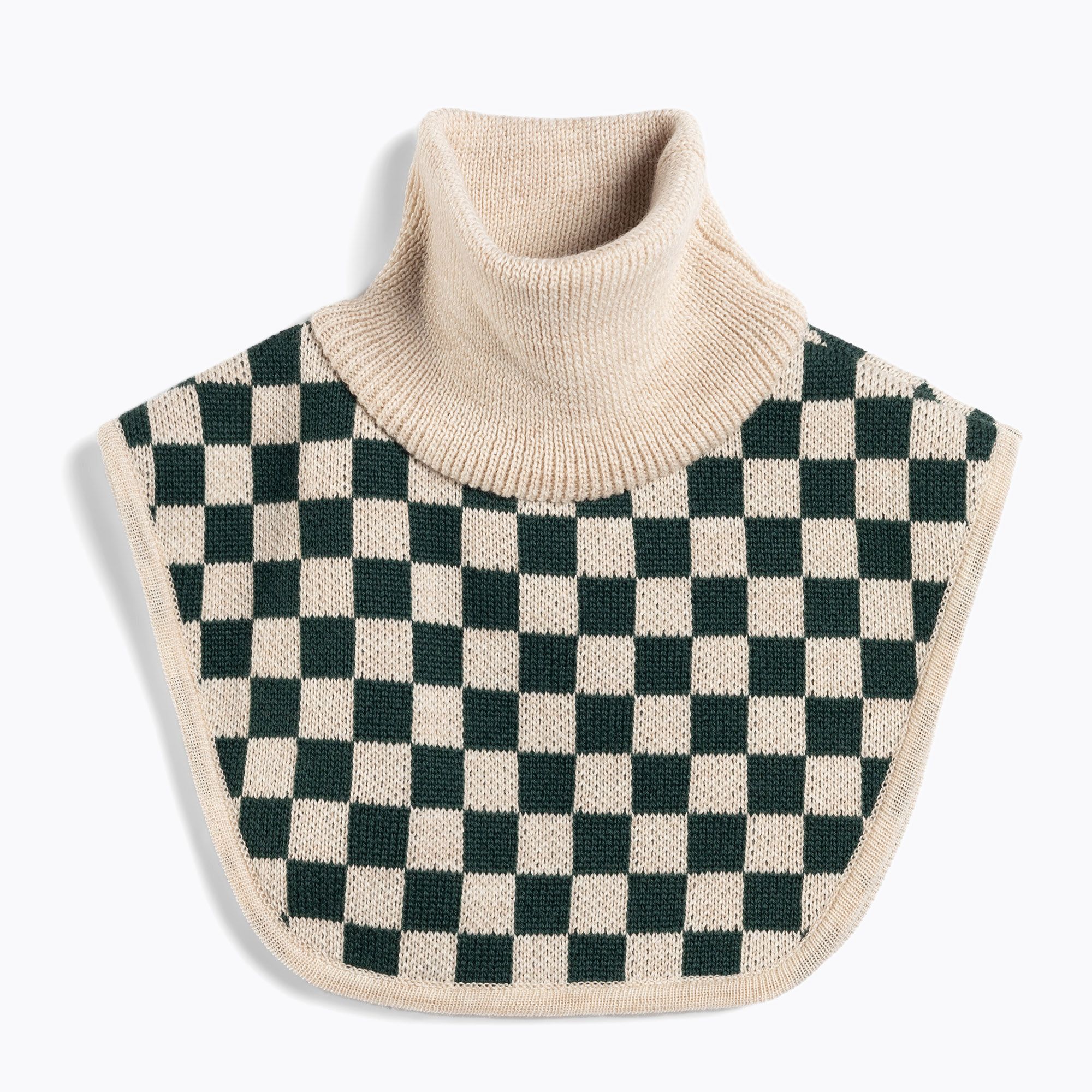 Komin dziecięcy KID STORY Merino green chessboard 