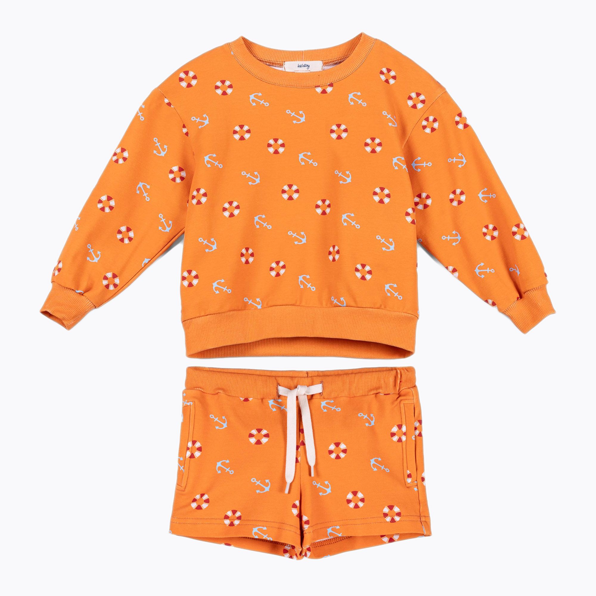 Komplet dziecięcy KID STORY Bluza i Spodenki summer resort 