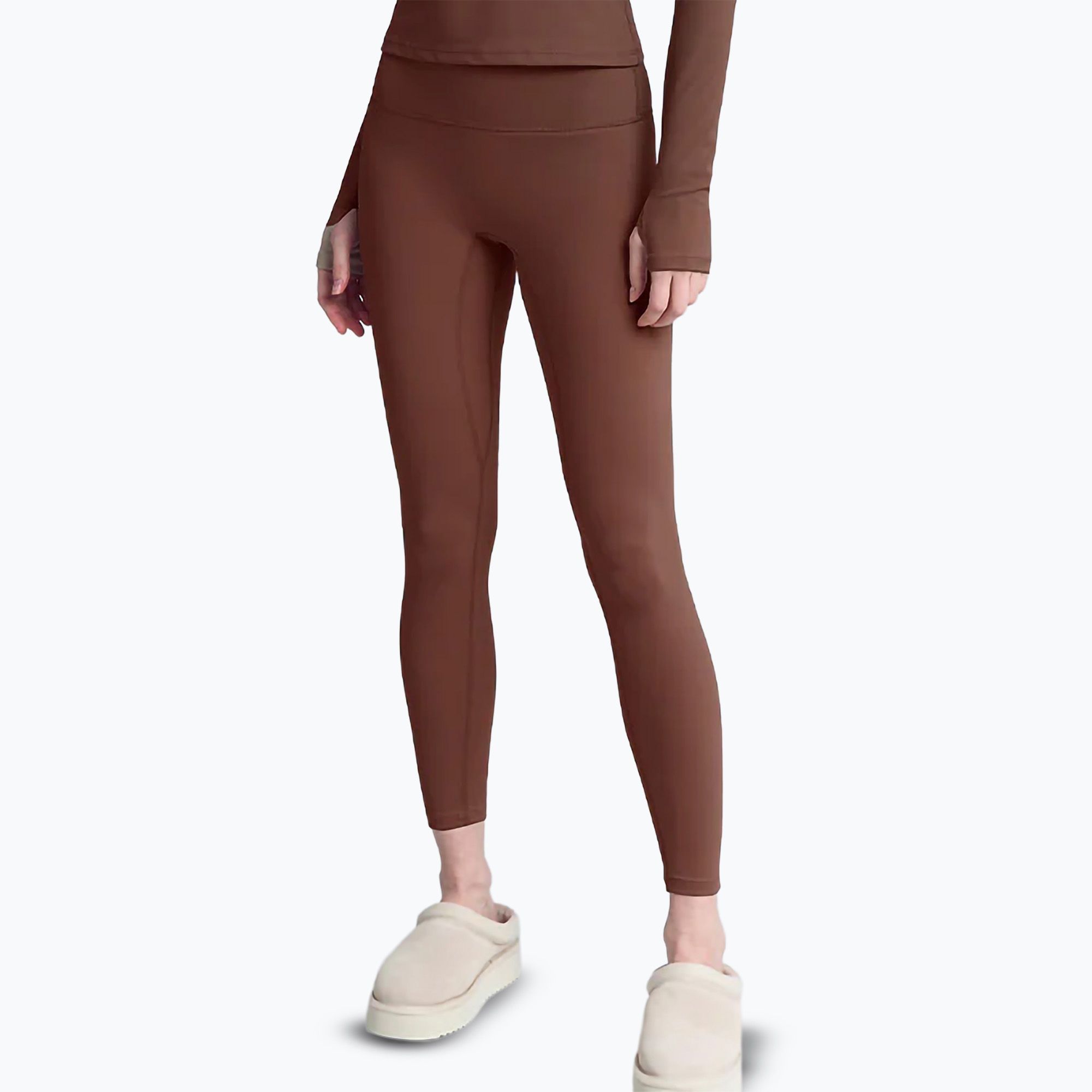 Legginsy do jogi damskie JOYINME 7/8 Oneness Ease chestnut 