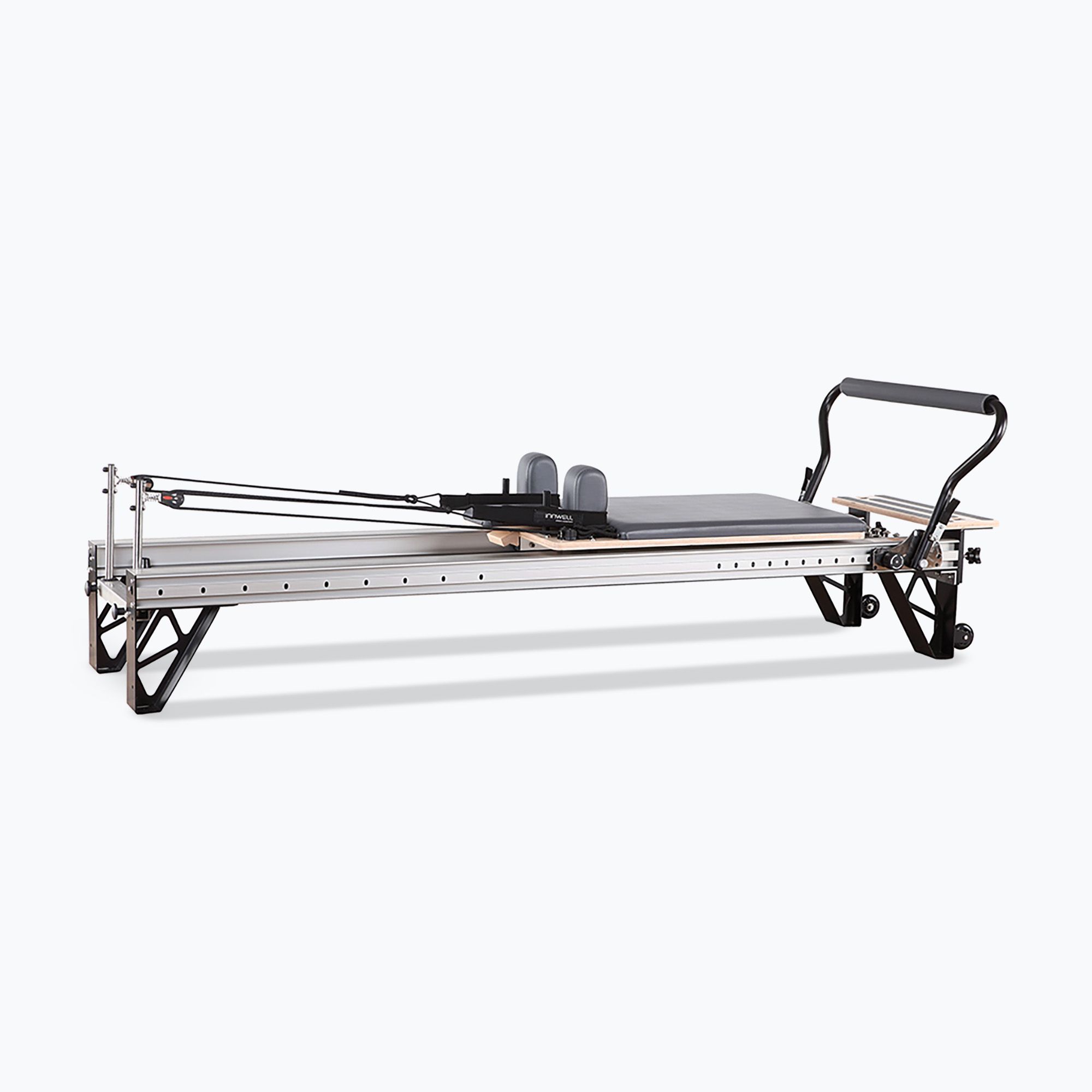 Reformer with sliding footbar Innwell Aluminium silver/black 