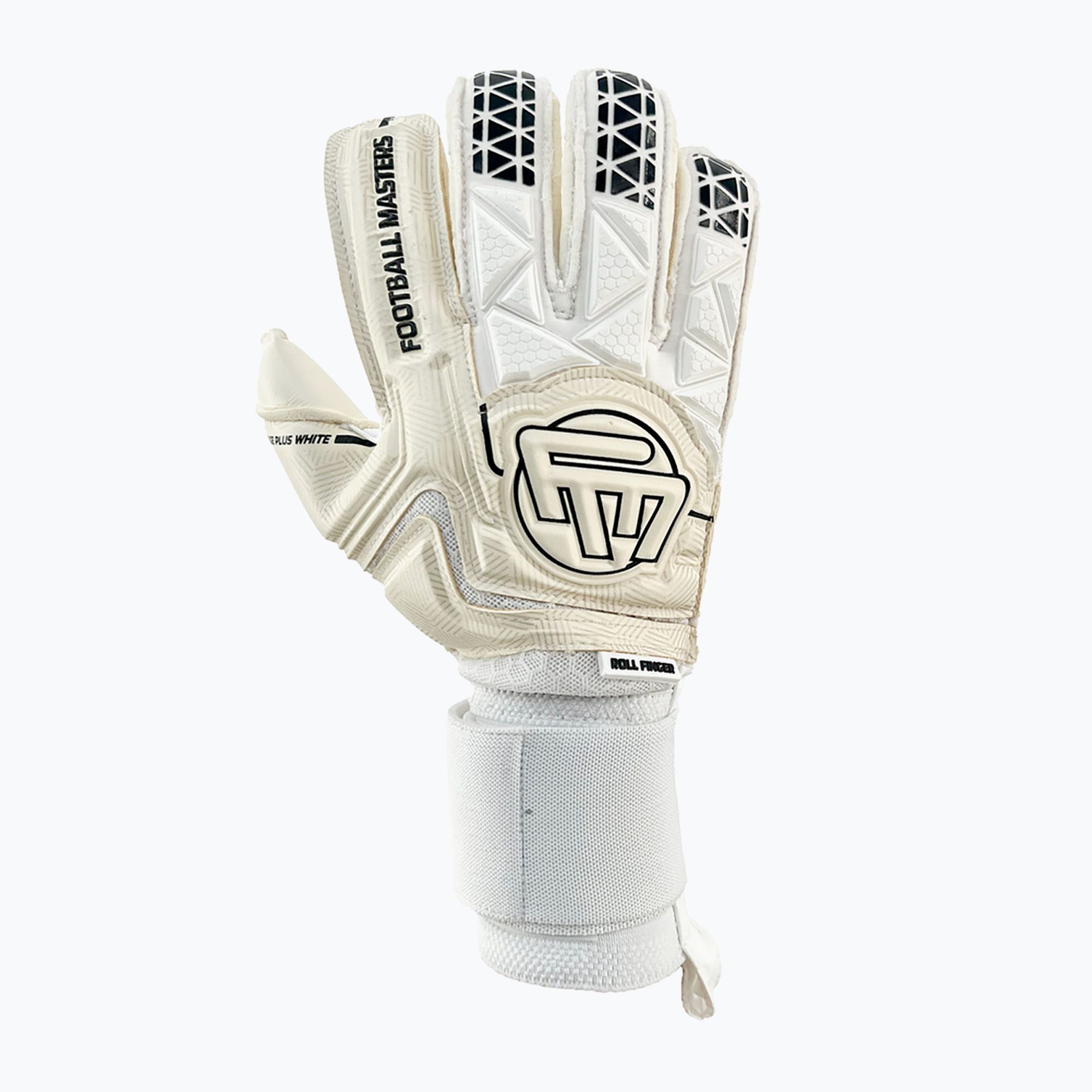 Rękawice bramkarskie Football Masters Voltage Plus RF white 