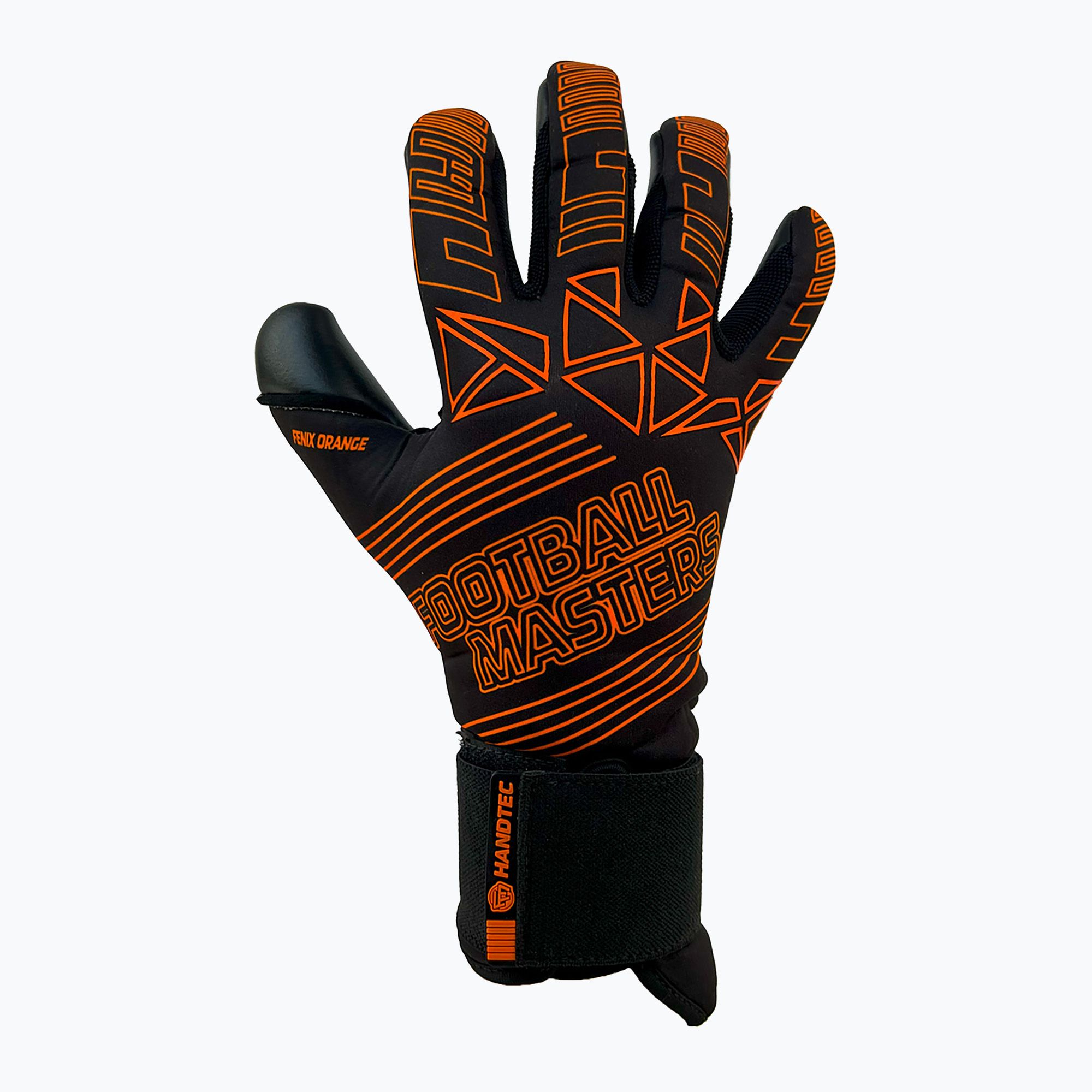 Rękawice bramkarskie Football Masters Fenix orange fluo 