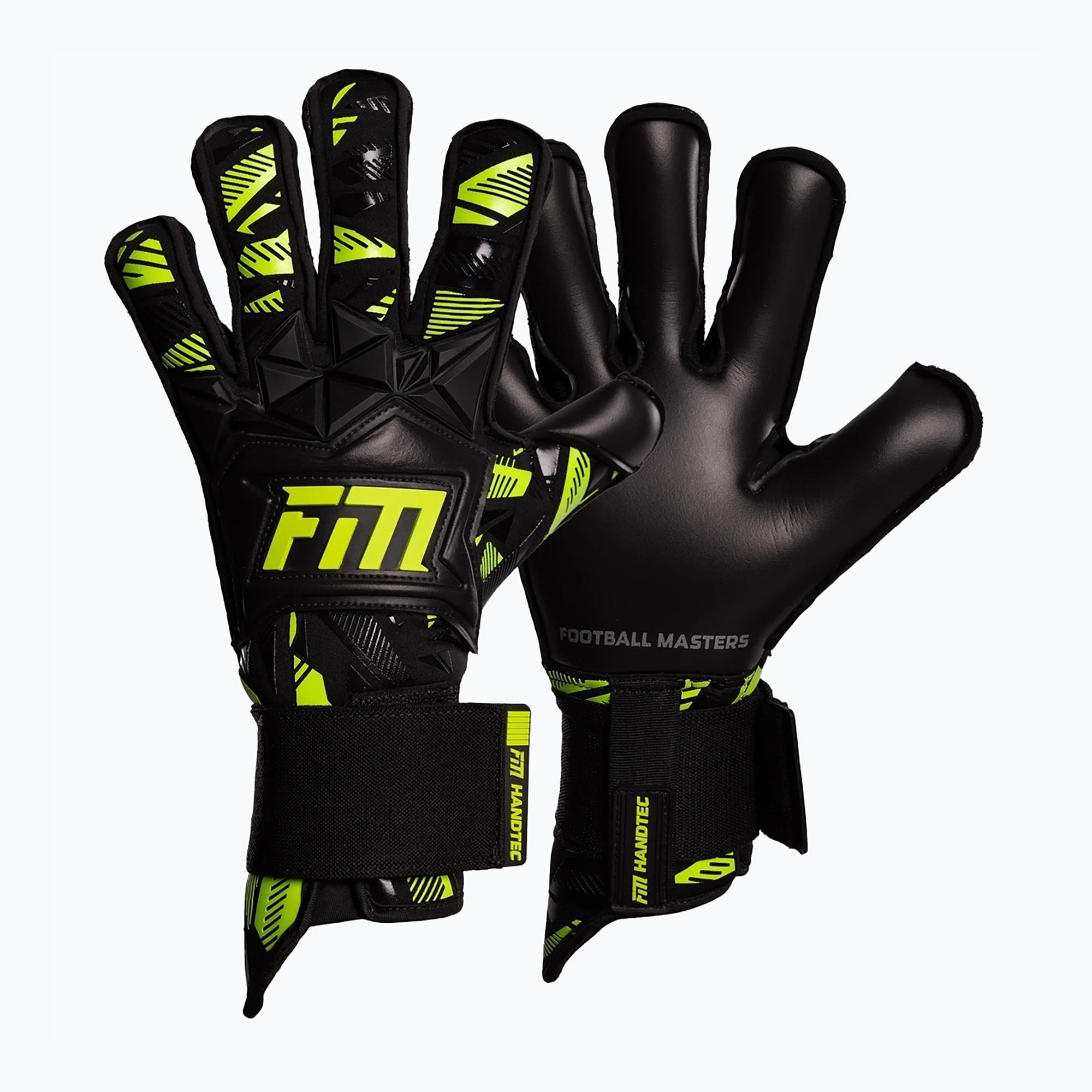 Rękawice bramkarskie Football Masters Invictus X Pro RF green 