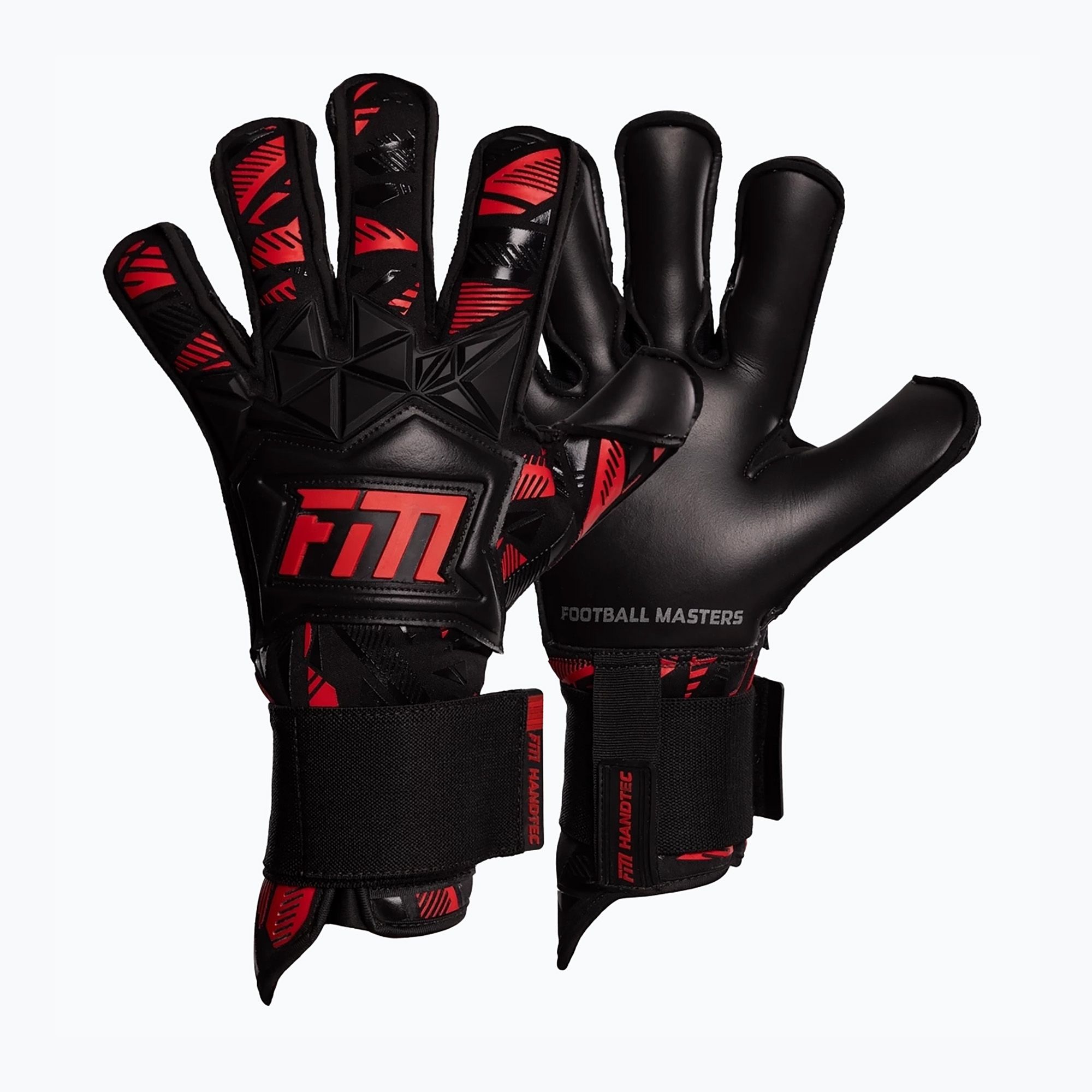 Rękawice bramkarskie Football Masters Invictus X Pro RF red 