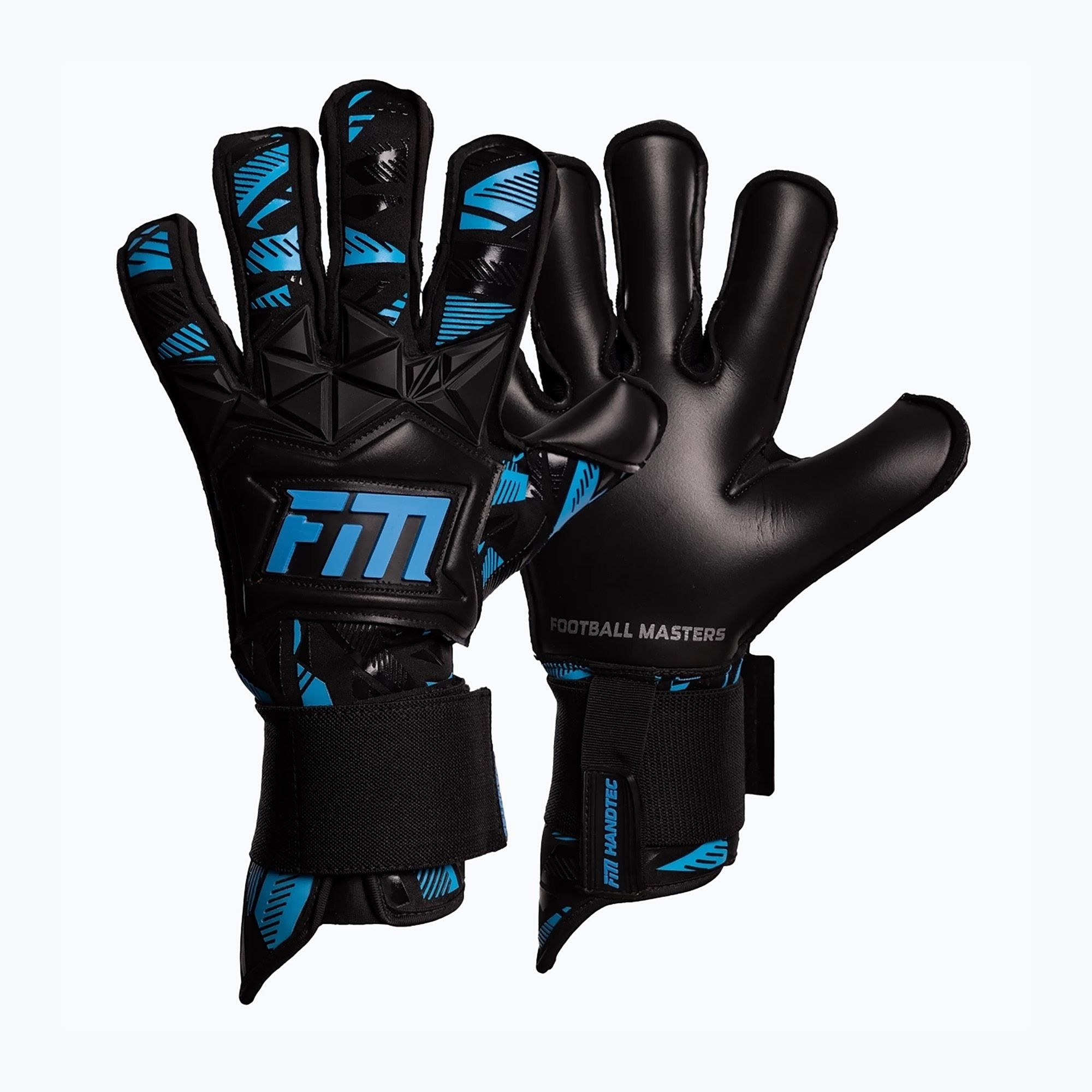 Rękawice bramkarskie Football Masters Invictus X Pro RF blue 