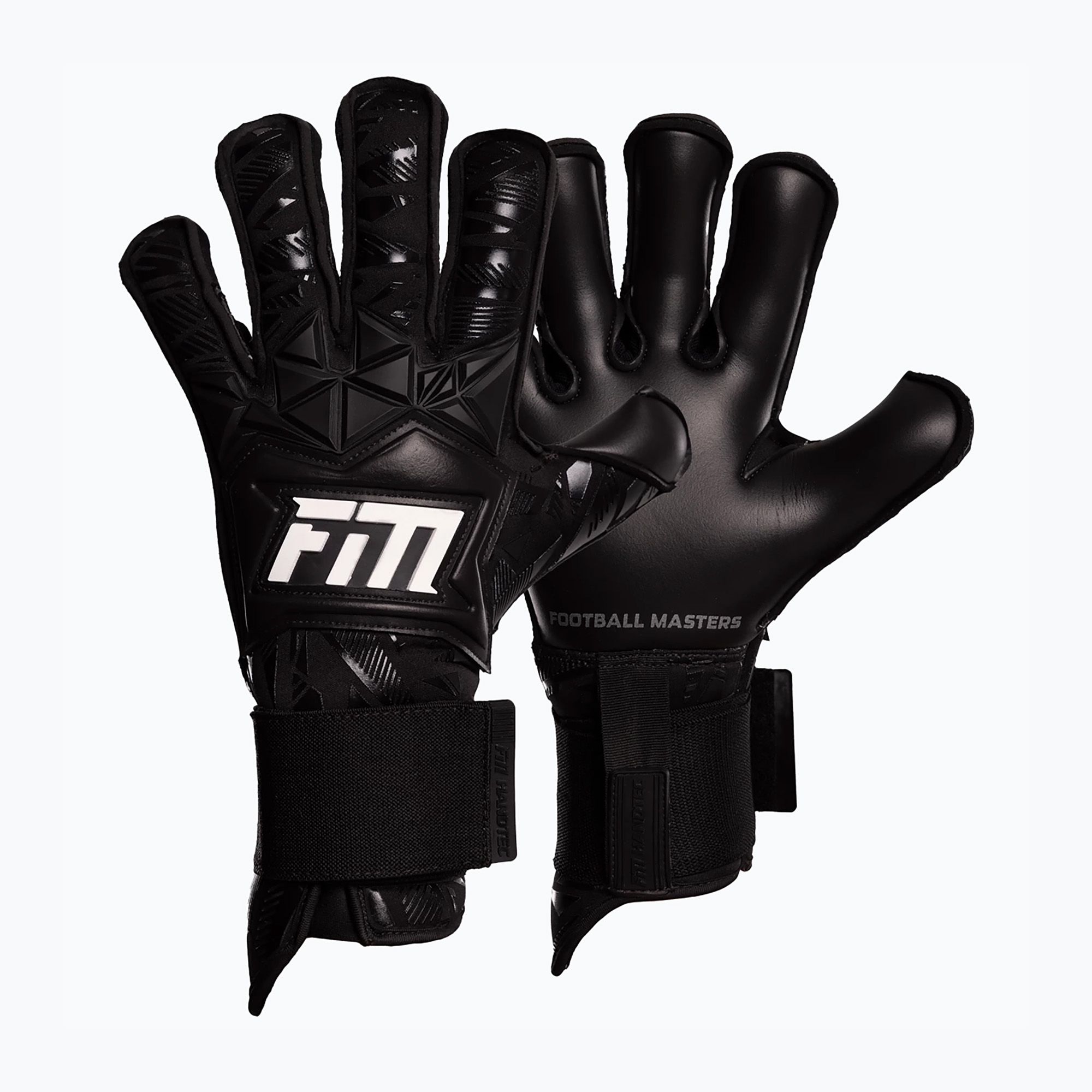 Rękawice bramkarskie Football Masters Invictus X Pro RF black 
