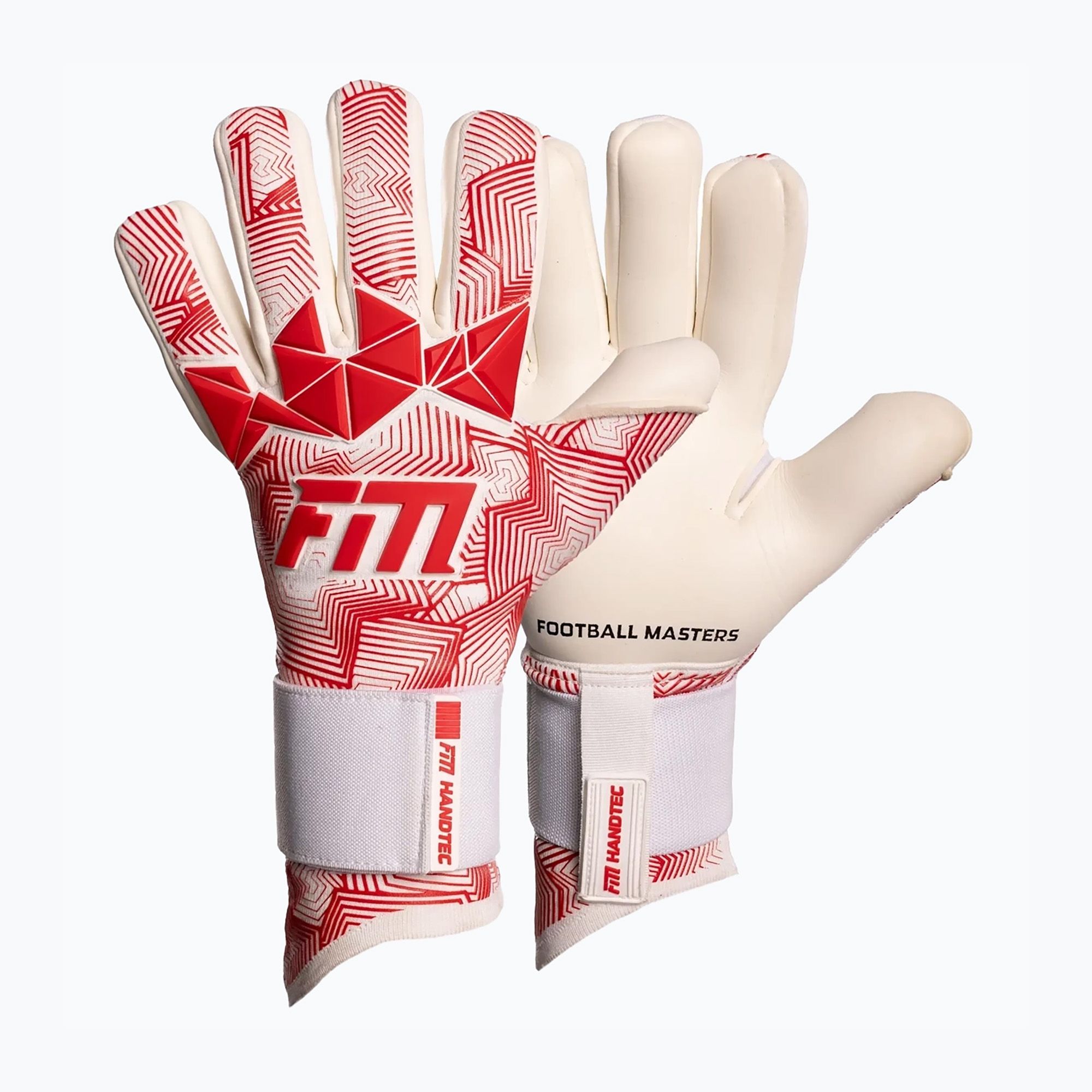 Rękawice bramkarskie Football Masters Varis X Pro NC white/red 