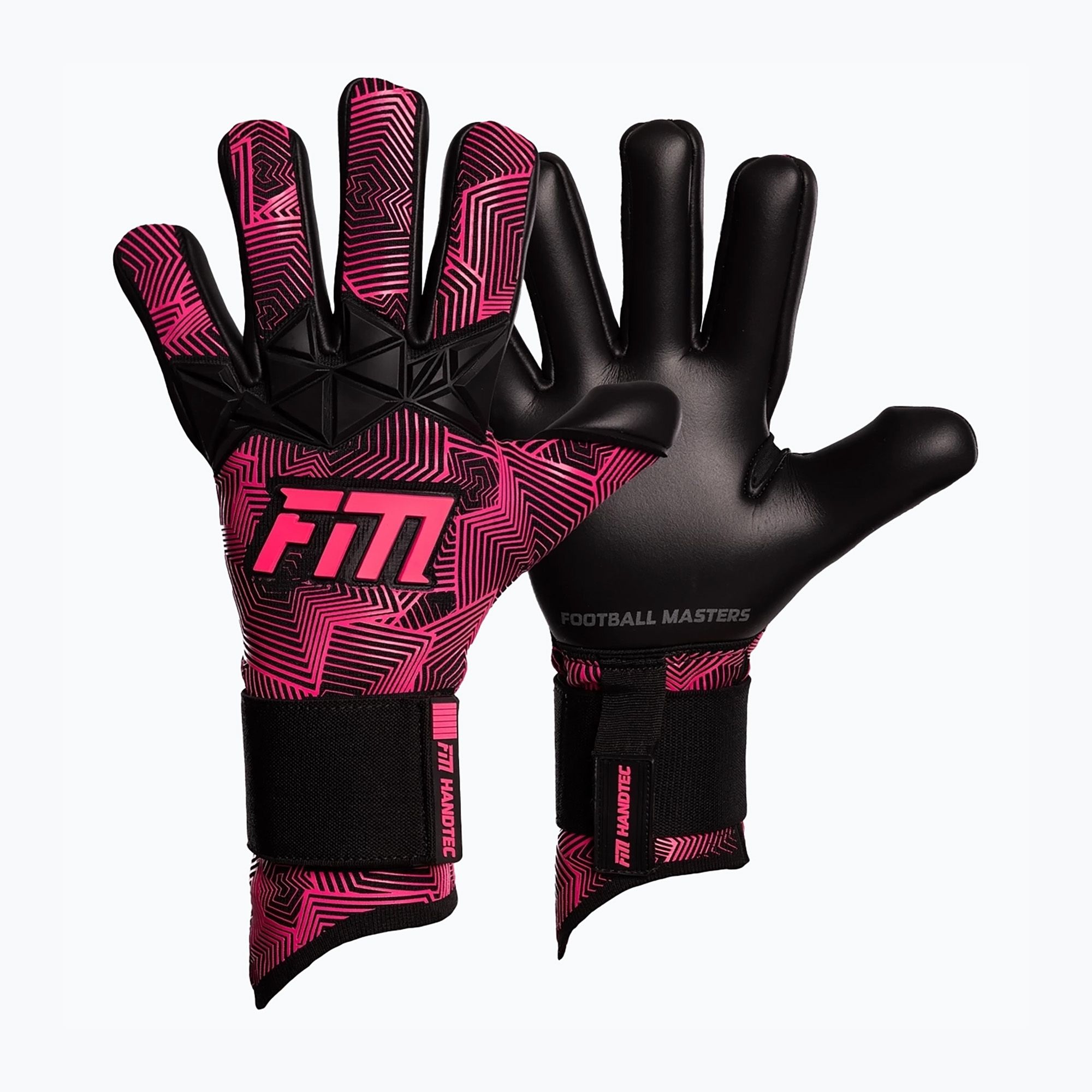Rękawice bramkarskie Football Masters Varis X Pro NC black/pink 