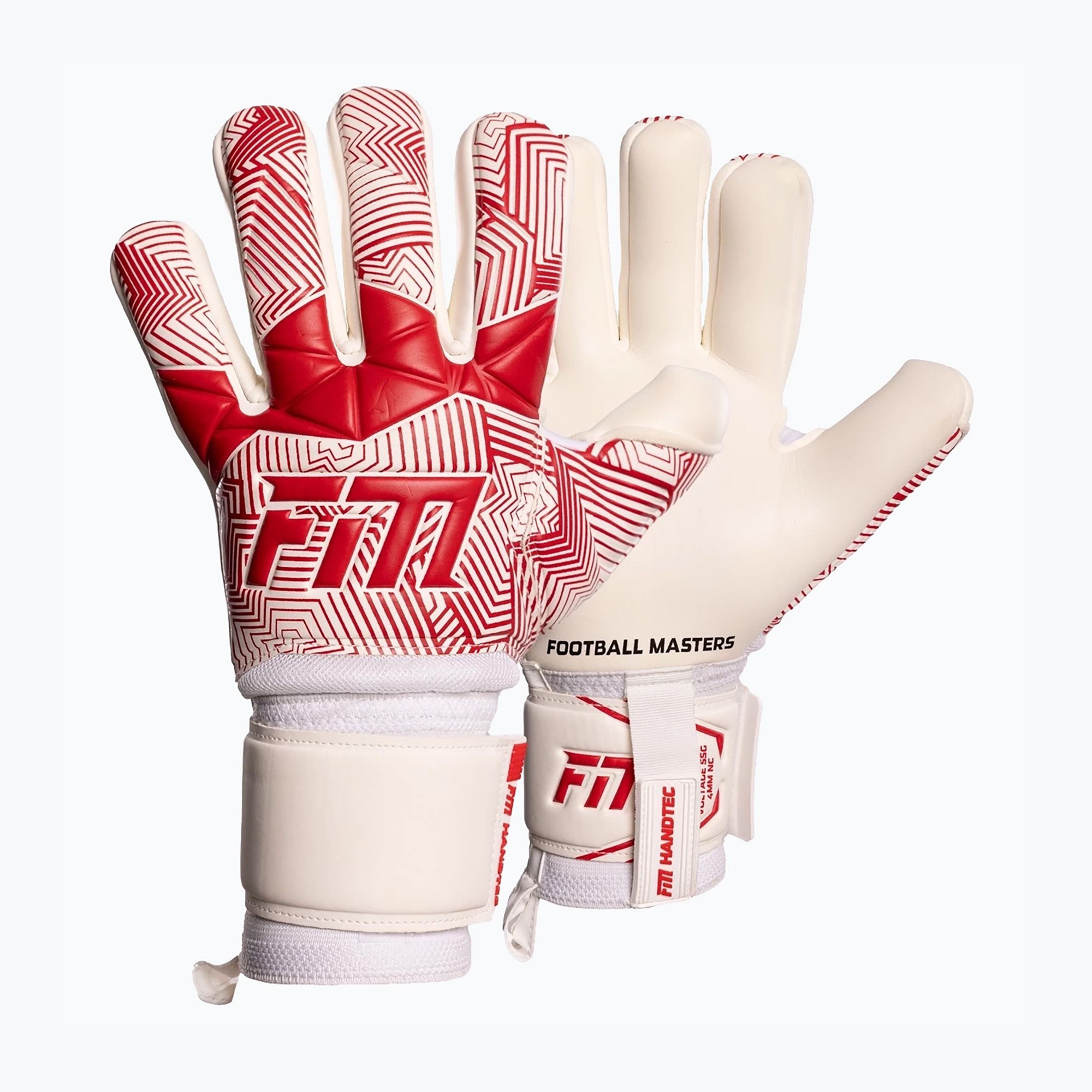 Rękawice bramkarskie Football Masters Varis X NC white/red 