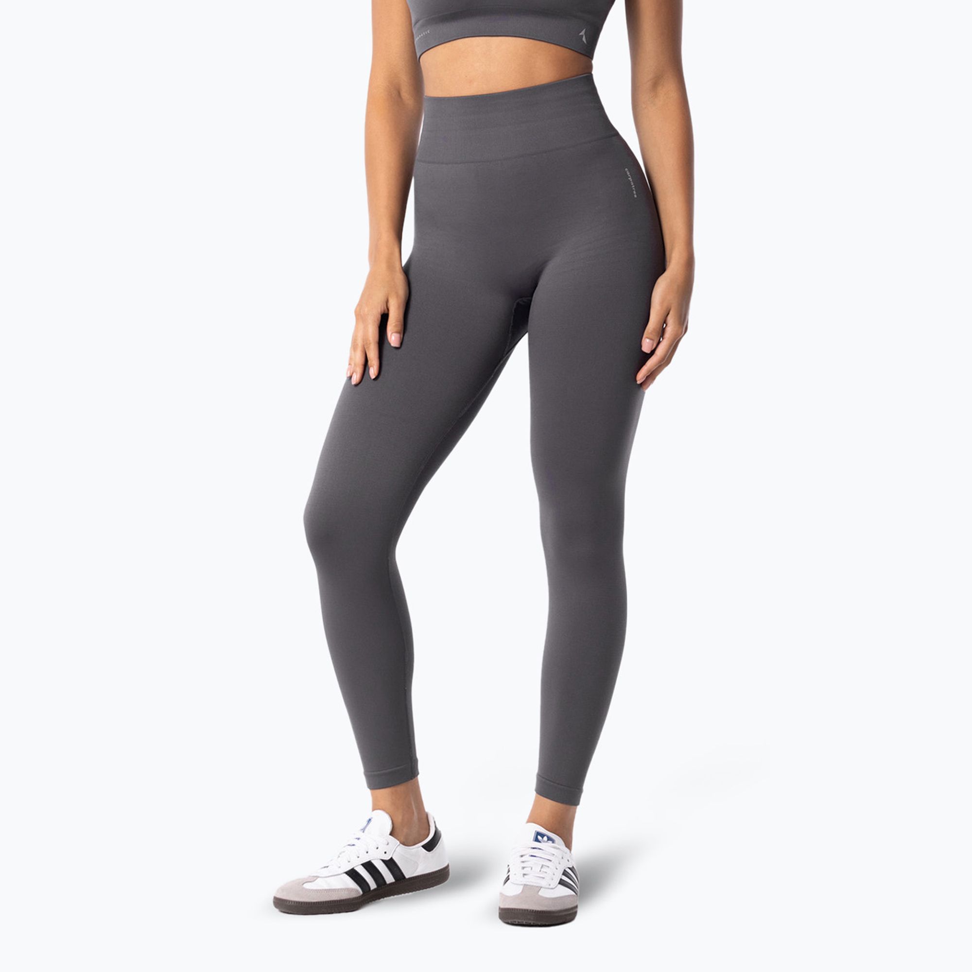 Legginsy treningowe damskie Carpatree Simply Seamless urban grey 