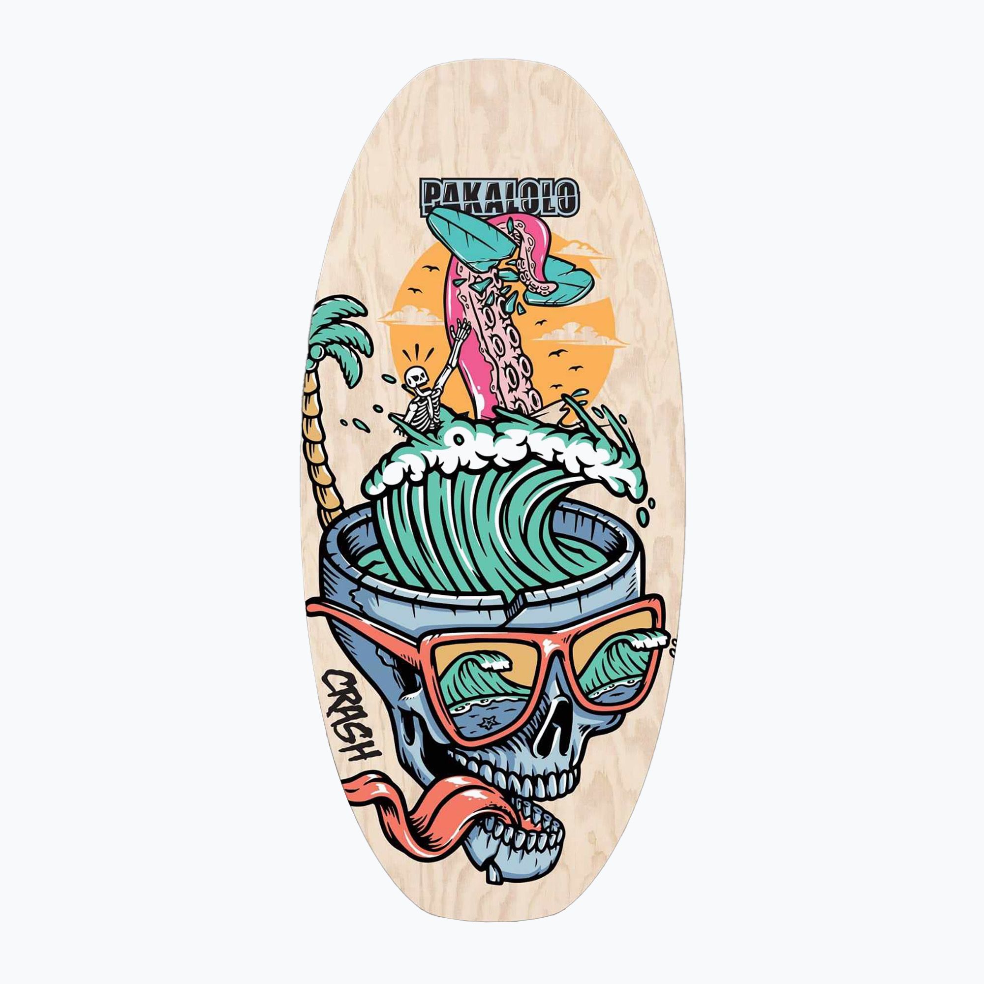 Deska skimboardowa PAKALOLO Crash S/M Skimboard multicolor 