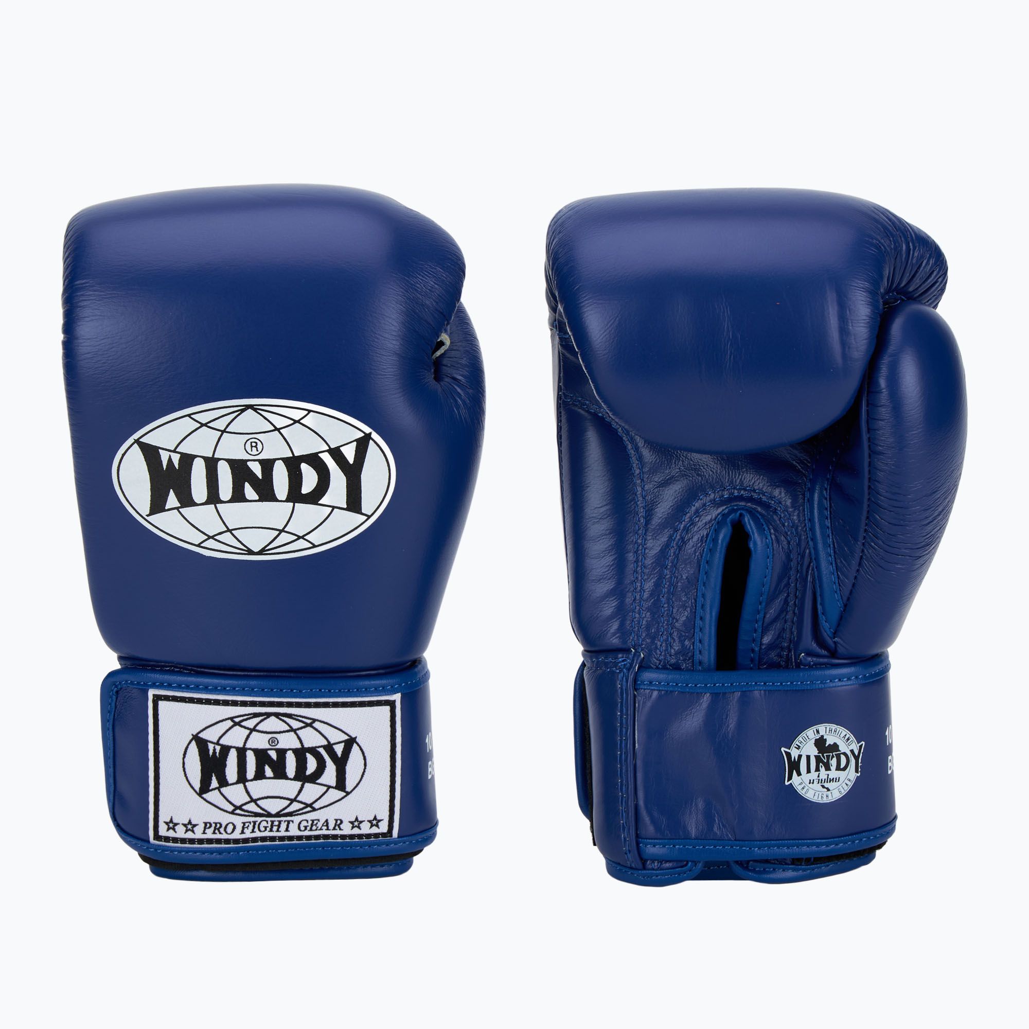Rękawice bokserskie WINDY Classic Genuine Leather blue 
