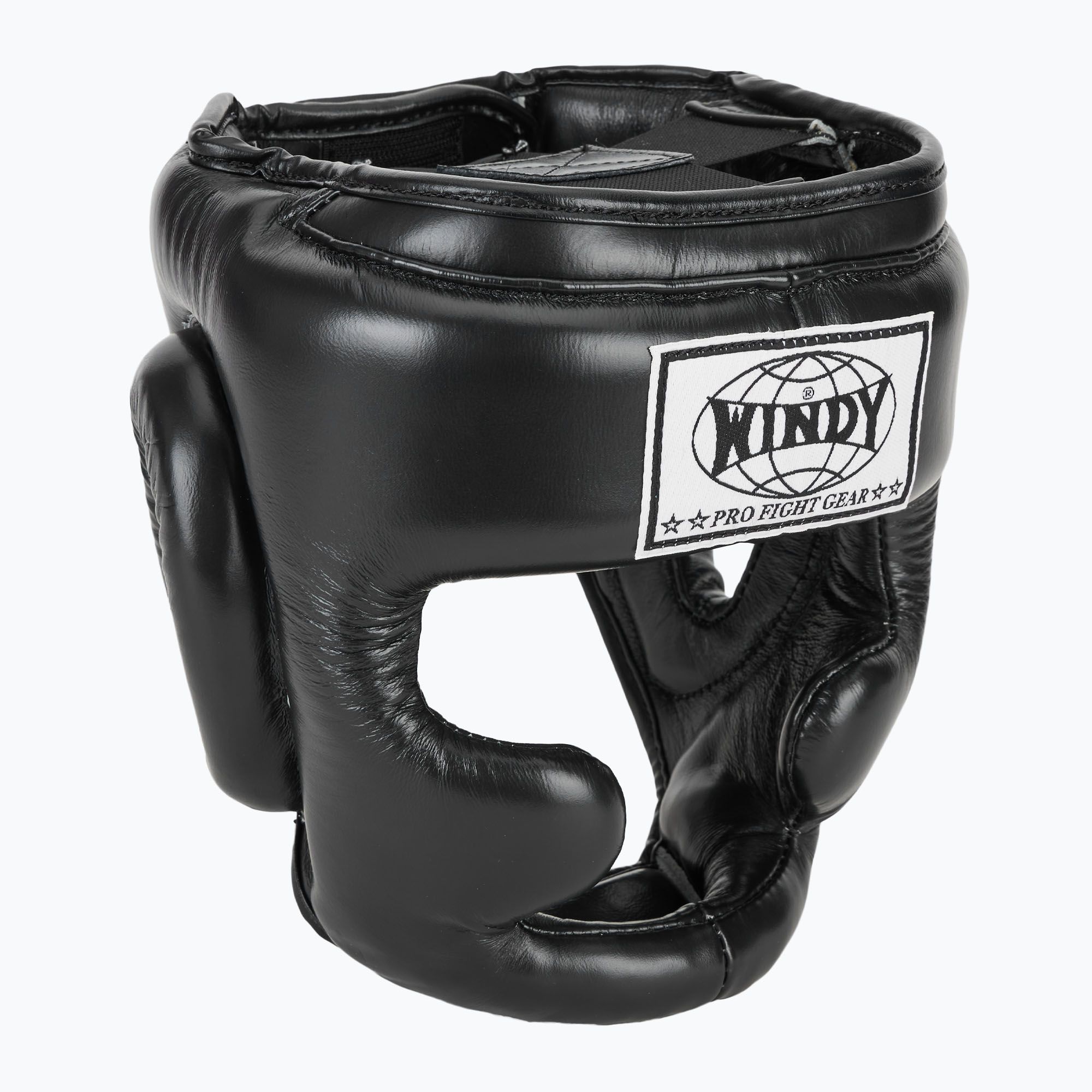 Kask bokserski WINDY Genuine Leather black 