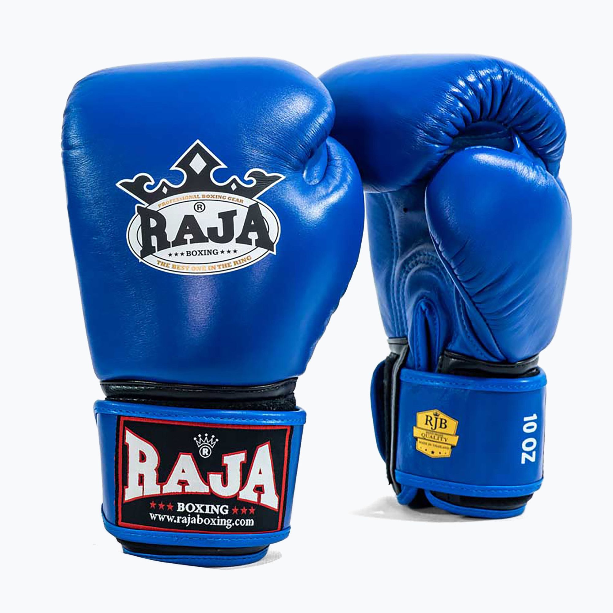 Rękawice bokserskie RAJA BOXING Single Standard Genuine Leather blue 