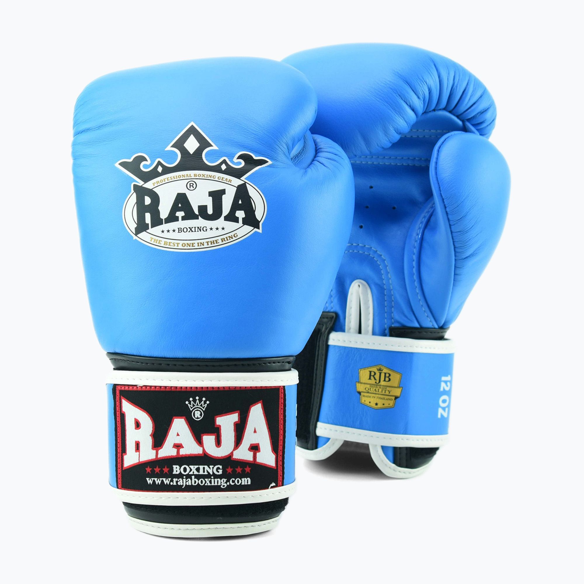 Rękawice bokserskie RAJA BOXING Single Standard Genuine Leather light blue 