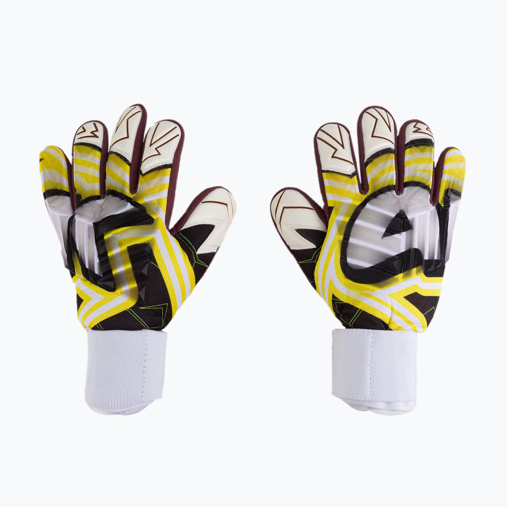 Rękawice bramkarskie 4keepers Evo Trago NC biały/czarny/żółty 