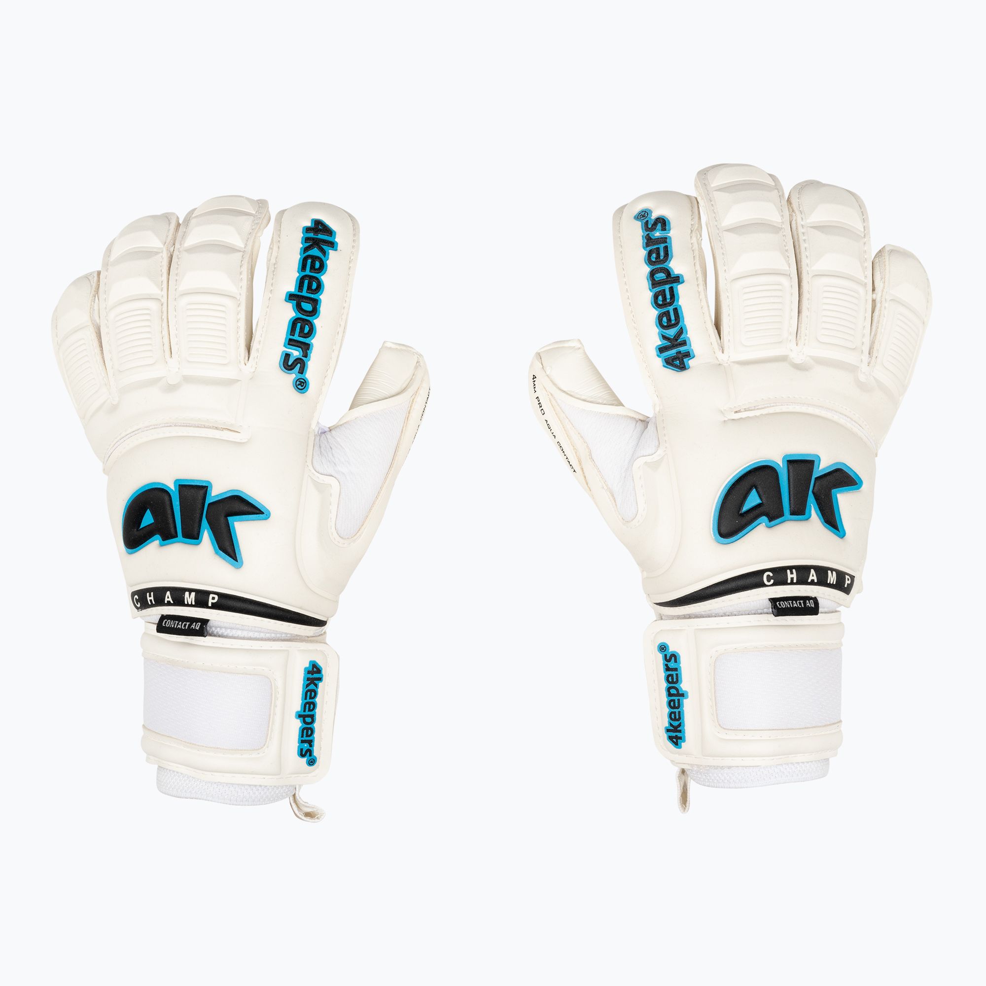 Rękawice bramkarskie 4keepers Champ AQ Contact VI HB biały 