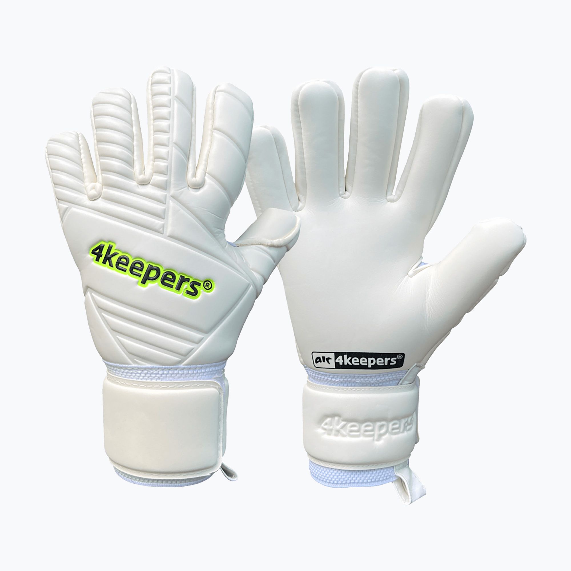 Rękawice bramkarskie dziecięce 4keepers Retro 42 NC Jr biały 