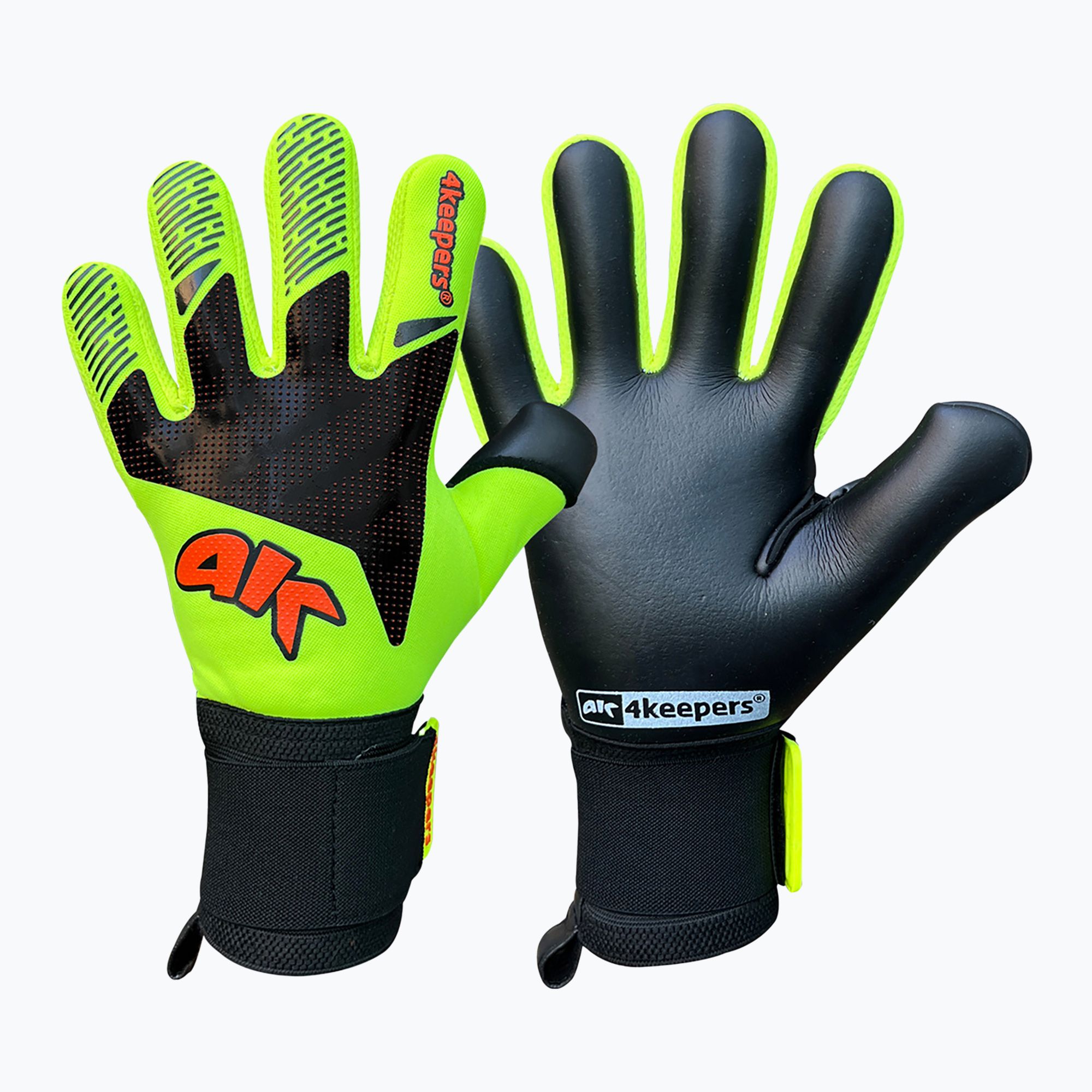 Rękawice bramkarskie dziecięce 4keepers Elite Venom NC Jr seledyn 