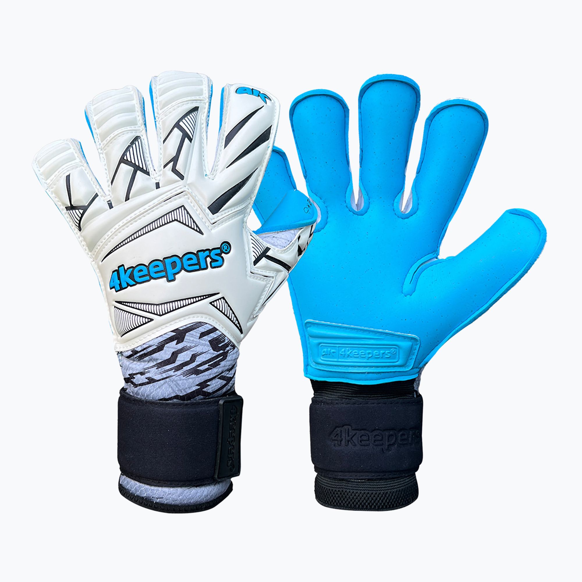 Rękawice bramkarskie dziecięce 4keepers Force V2.25 RF2G Jr biały 