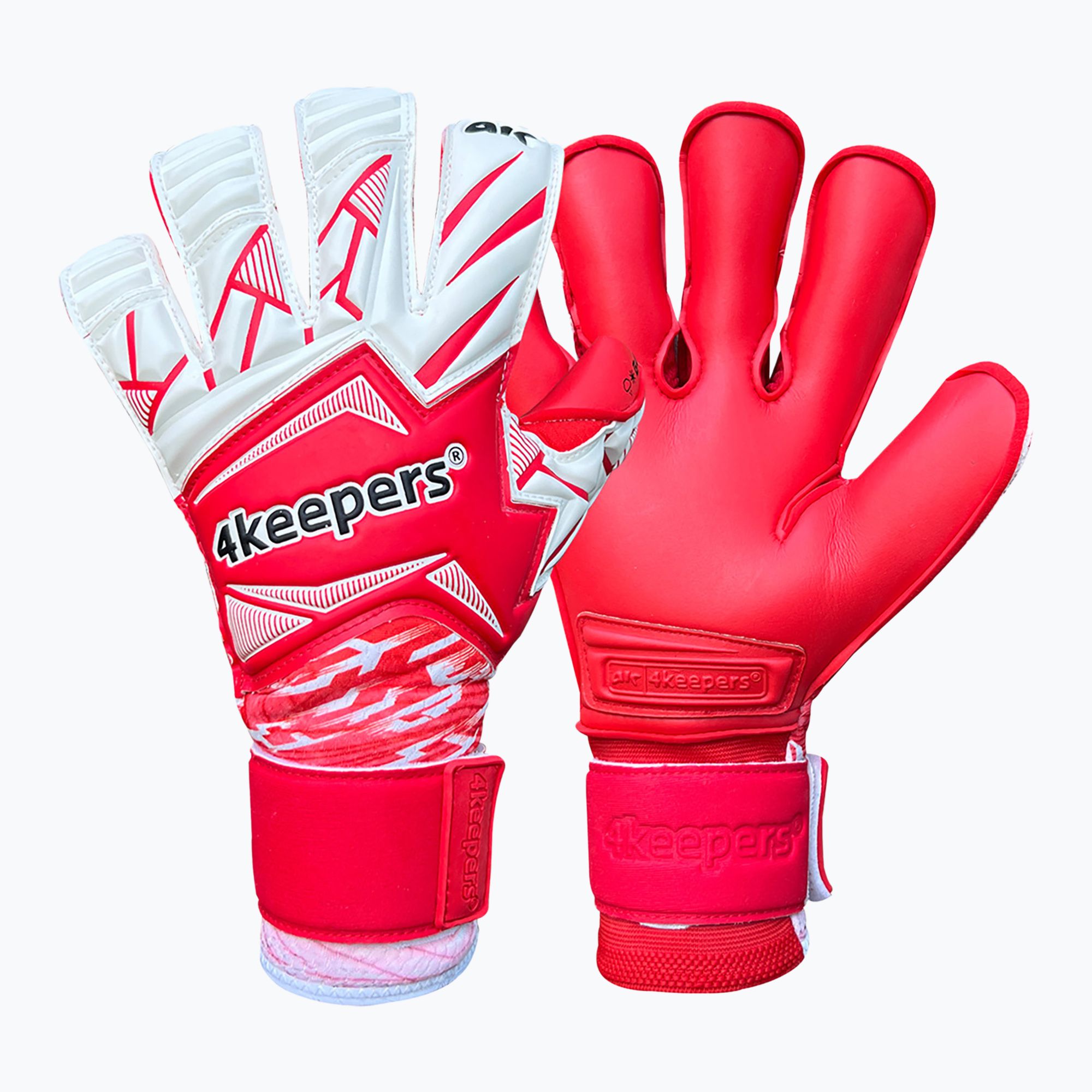 Rękawice bramkarskie dziecięce 4keepers Force V4.25 RF2G Jr czerwony 