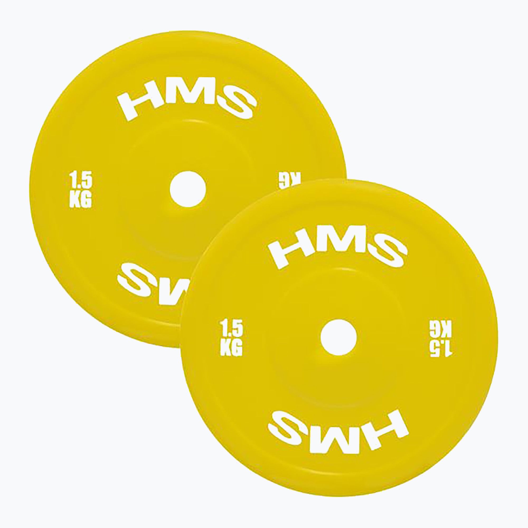 Obciążenie PE olimpijskie HMS TPP01 2 x 1,5 kg yellow 