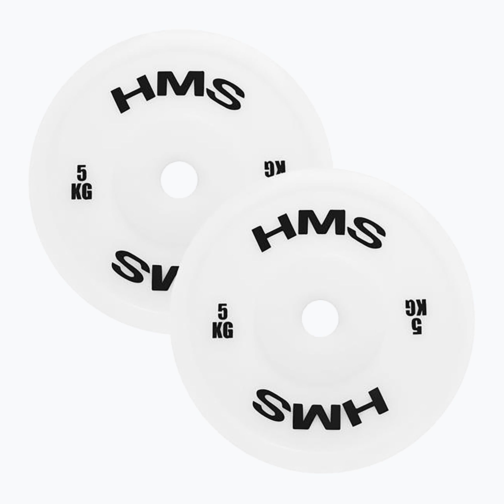 Obciążenie PE olimpijskie HMS TPP05 2 x 5 kg white 