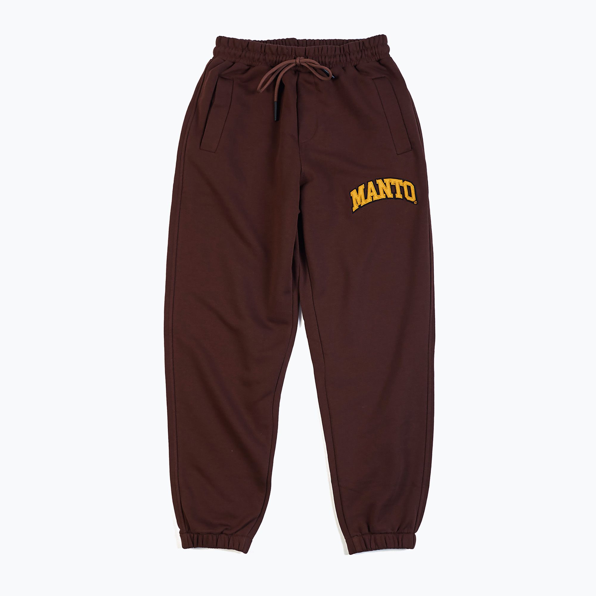 Spodnie męskie MANTO Varsity brązowy 